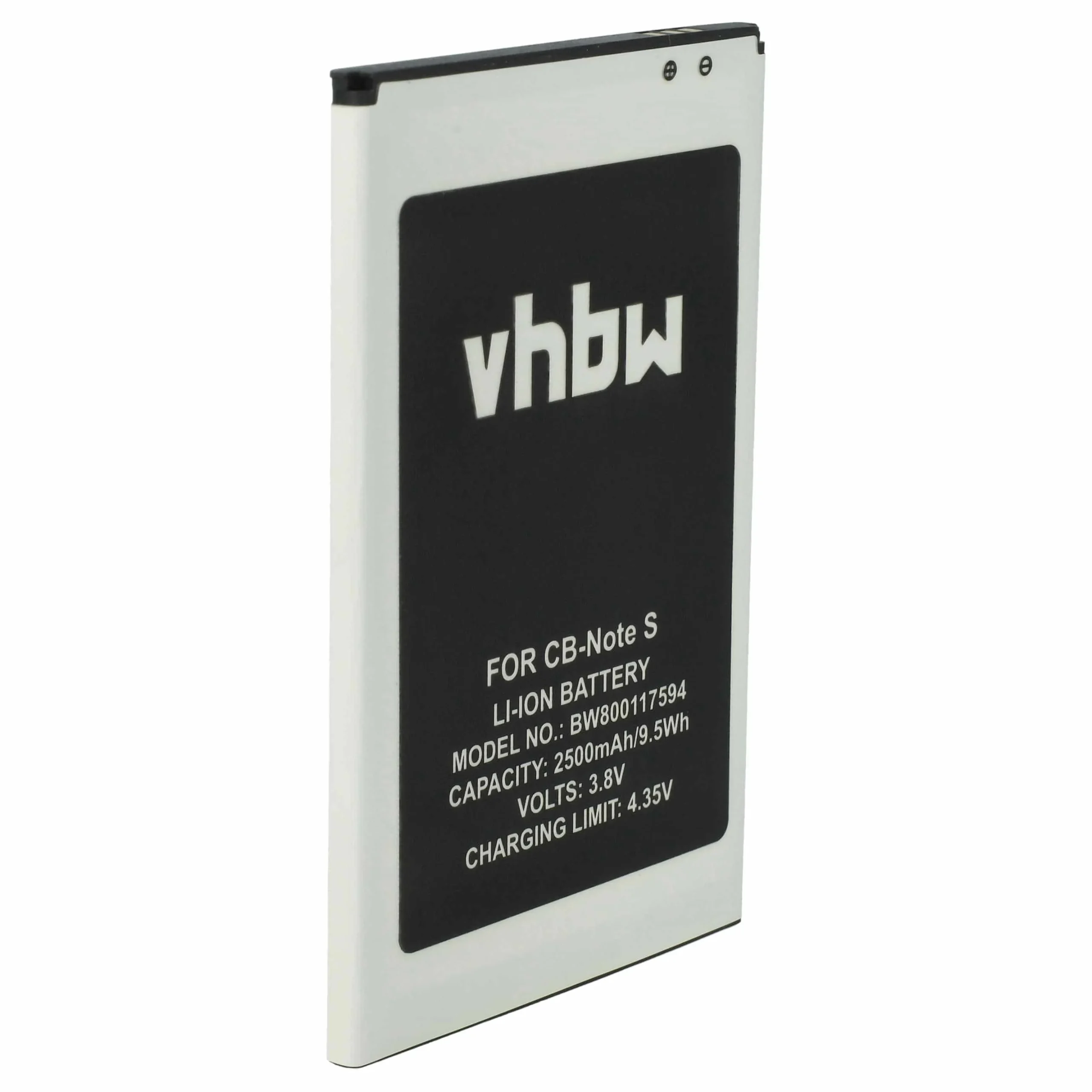 Batterie remplace Cubot Note S téléphone portable Cubot - 2500mAh 3,7V Li-ion