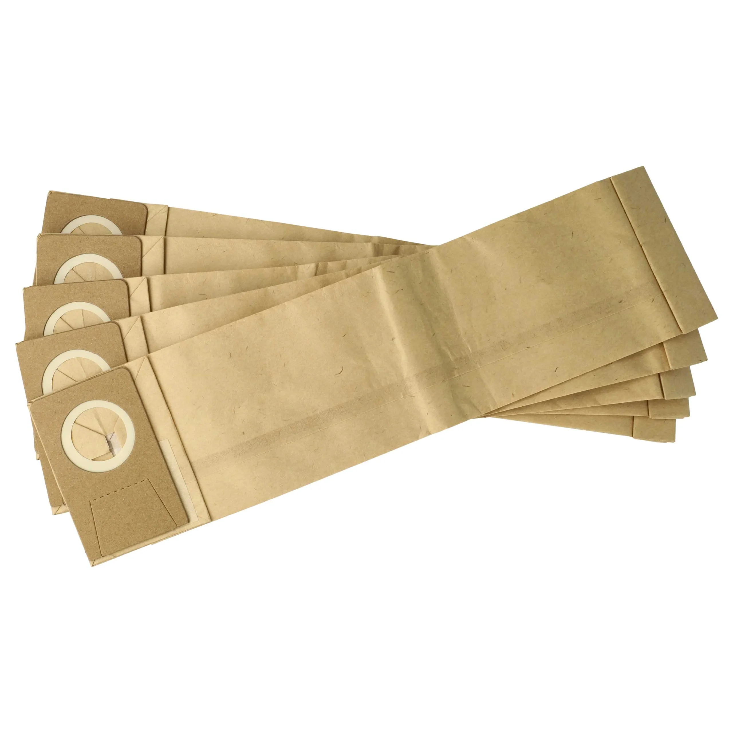 5x Sac remplace Johnson Diversy Tapiset 38, Tapiset 45, 8502.16 pour aspirateur Alto - carton, papier filtre