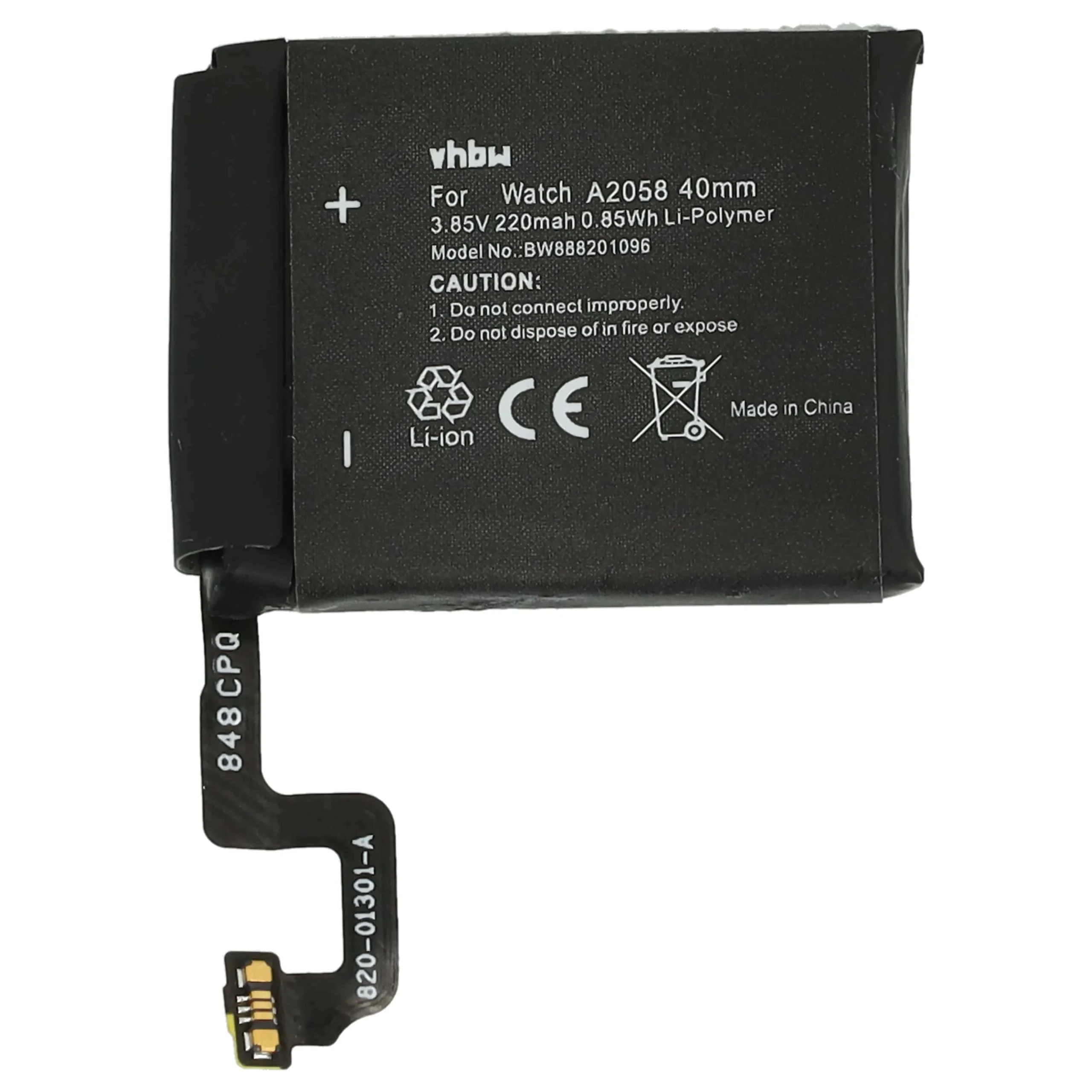 Batterie remplace Apple A2058 montre connectée - 220mAh 3,85V Li-polymère + outils
