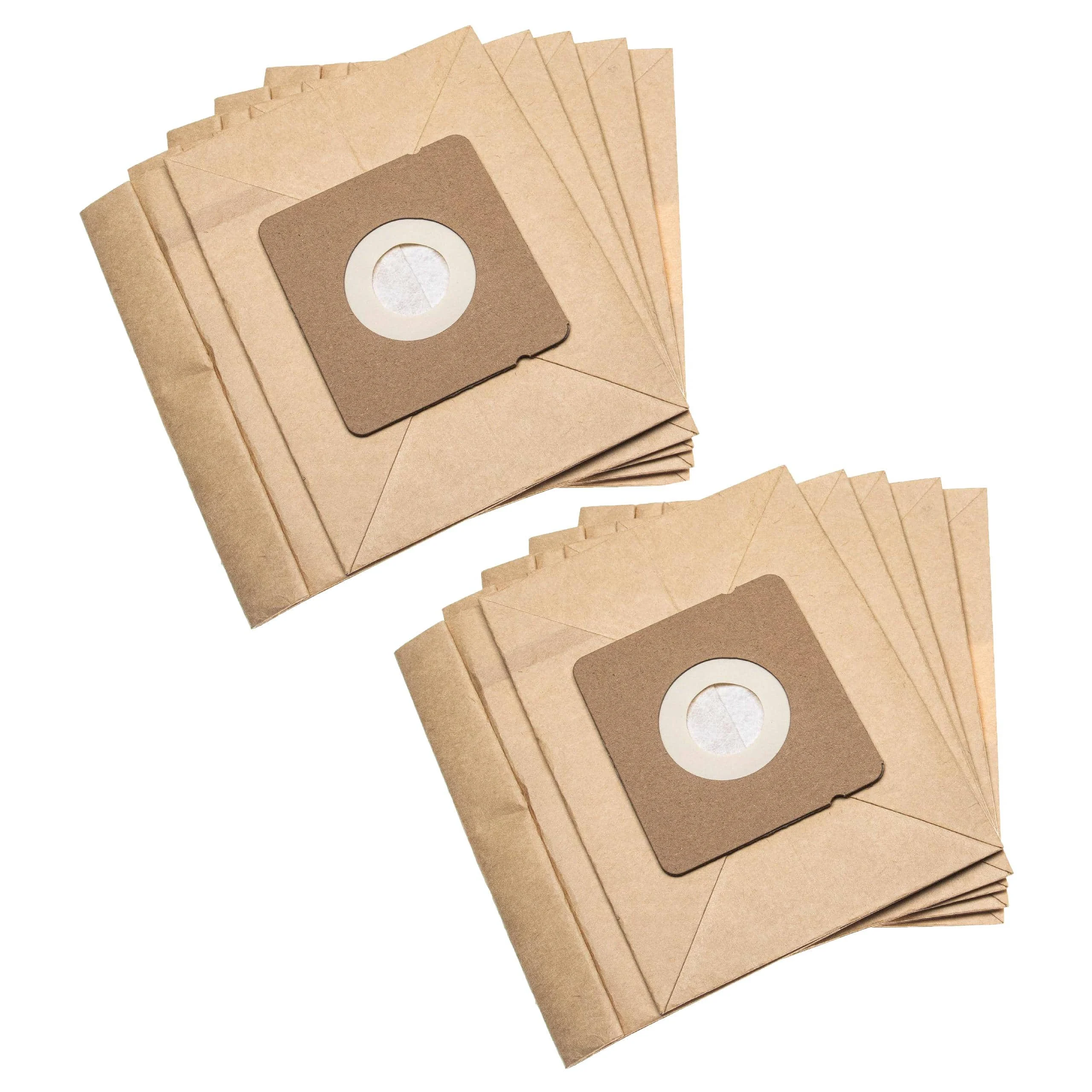 10x Sac remplace Rowenta 832696, 900256502/7, 900196441/1, 900 19 58-45/4 pour aspirateur Moulinex - papier