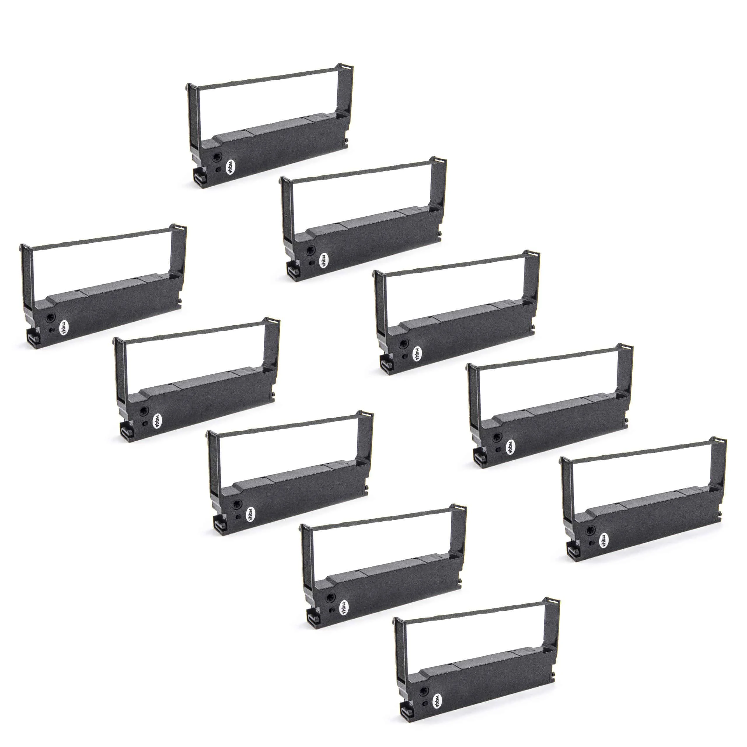 10x Ruban encreur remplace Epson ERC-32B, ERC-32, C43S015371 pour imprimante matricielle / étiquette - noir
