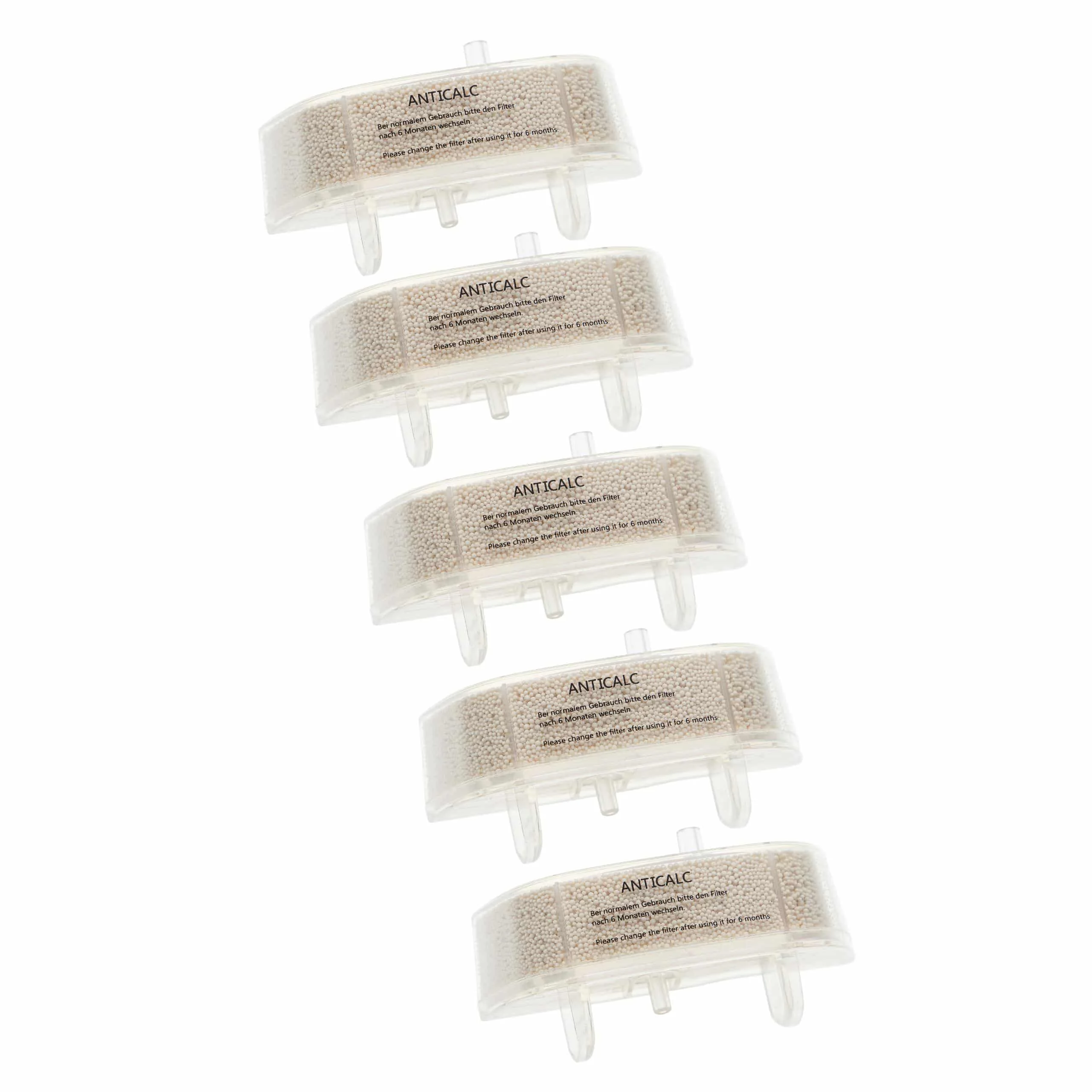 5x Filtre à eau anti-calcaire remplace Rowenta ZR006501 pour nettoyeur vapeur Tefal