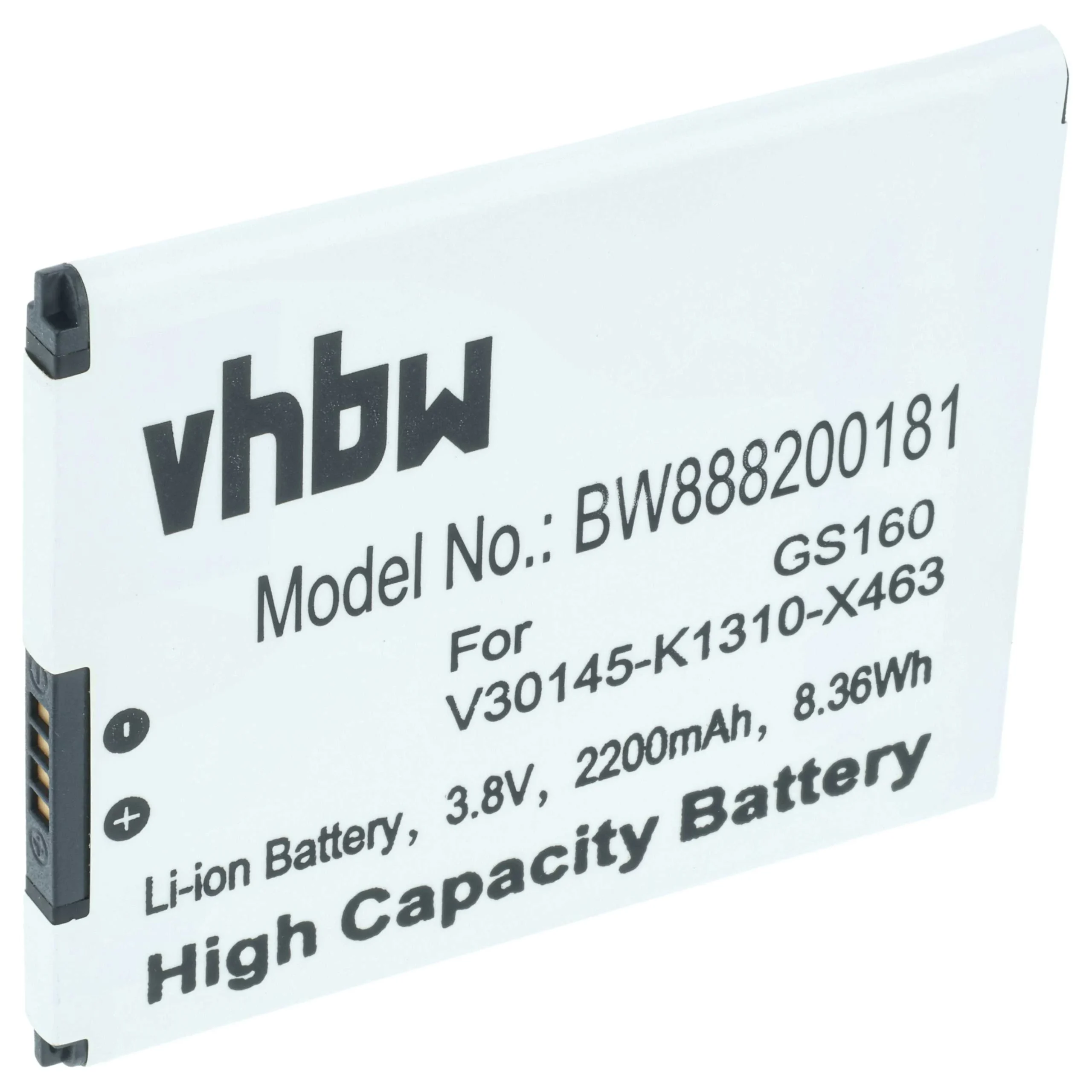 Batterie remplace Gigaset V30145-K1310-X463 téléphone portable Gigaset - 2200mAh 3,8V Li-ion