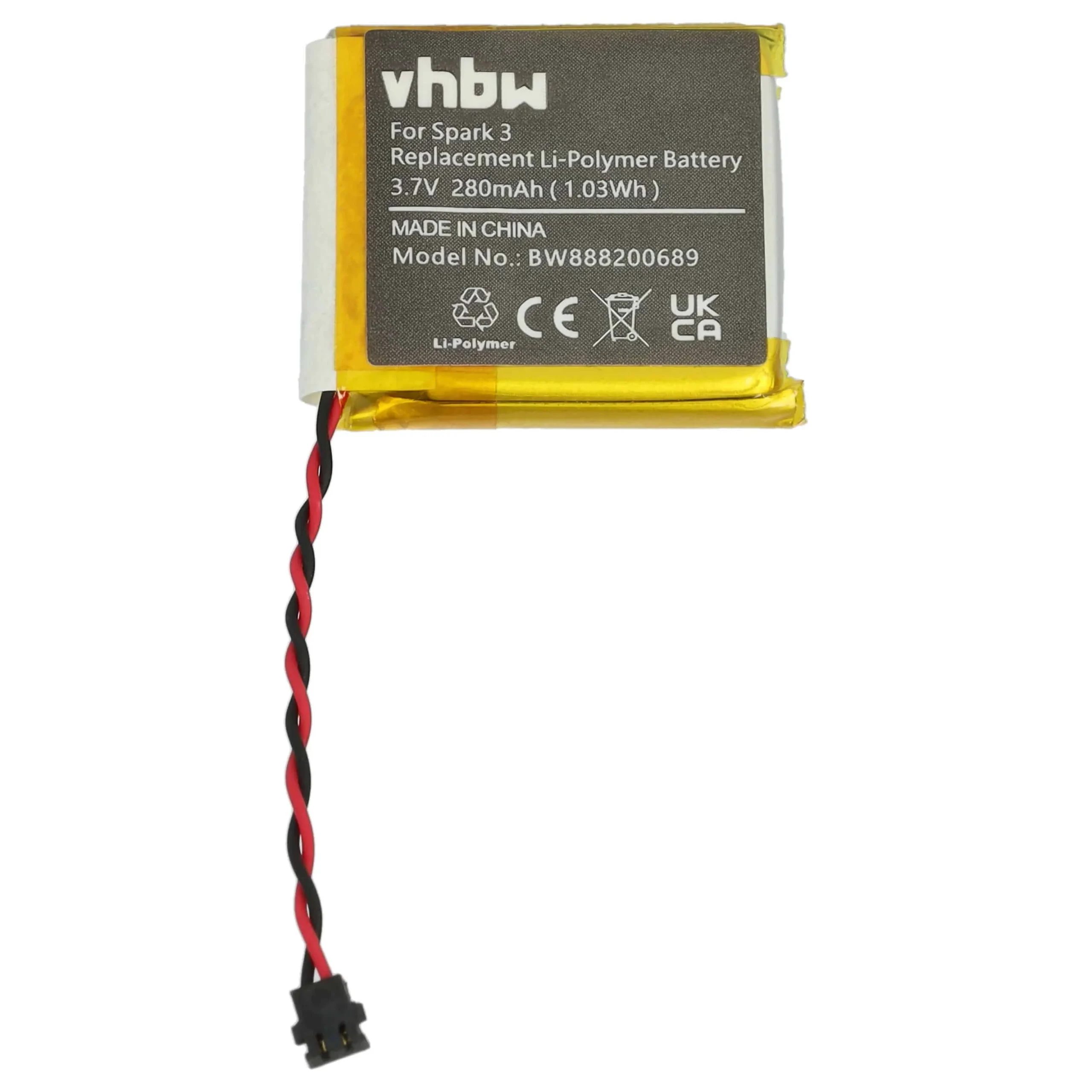 Batterie remplace TomTom AHB332824HPS montre connectée - 280mAh 3,7V Li-polymère + outils