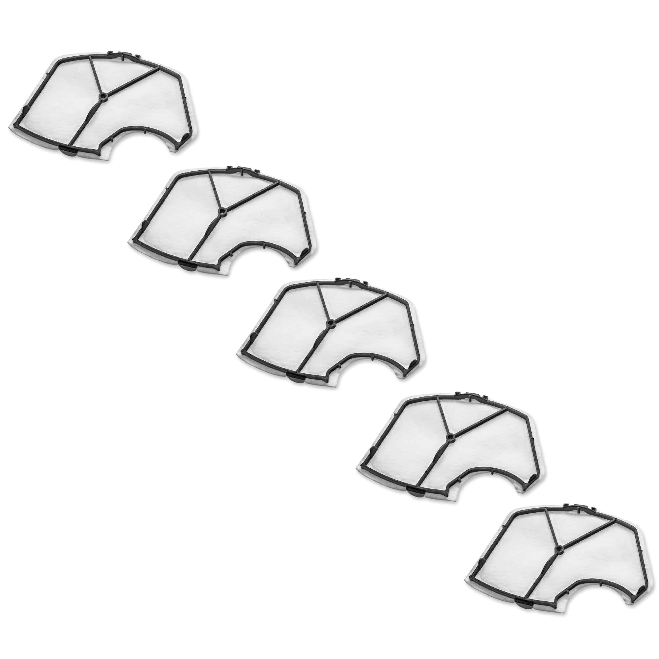 5x Filtre pour aspirateur Vorwerk Kobold VK140, VK150, 140, 150 - filtre protection moteur, 10,3 x 14,3 cm