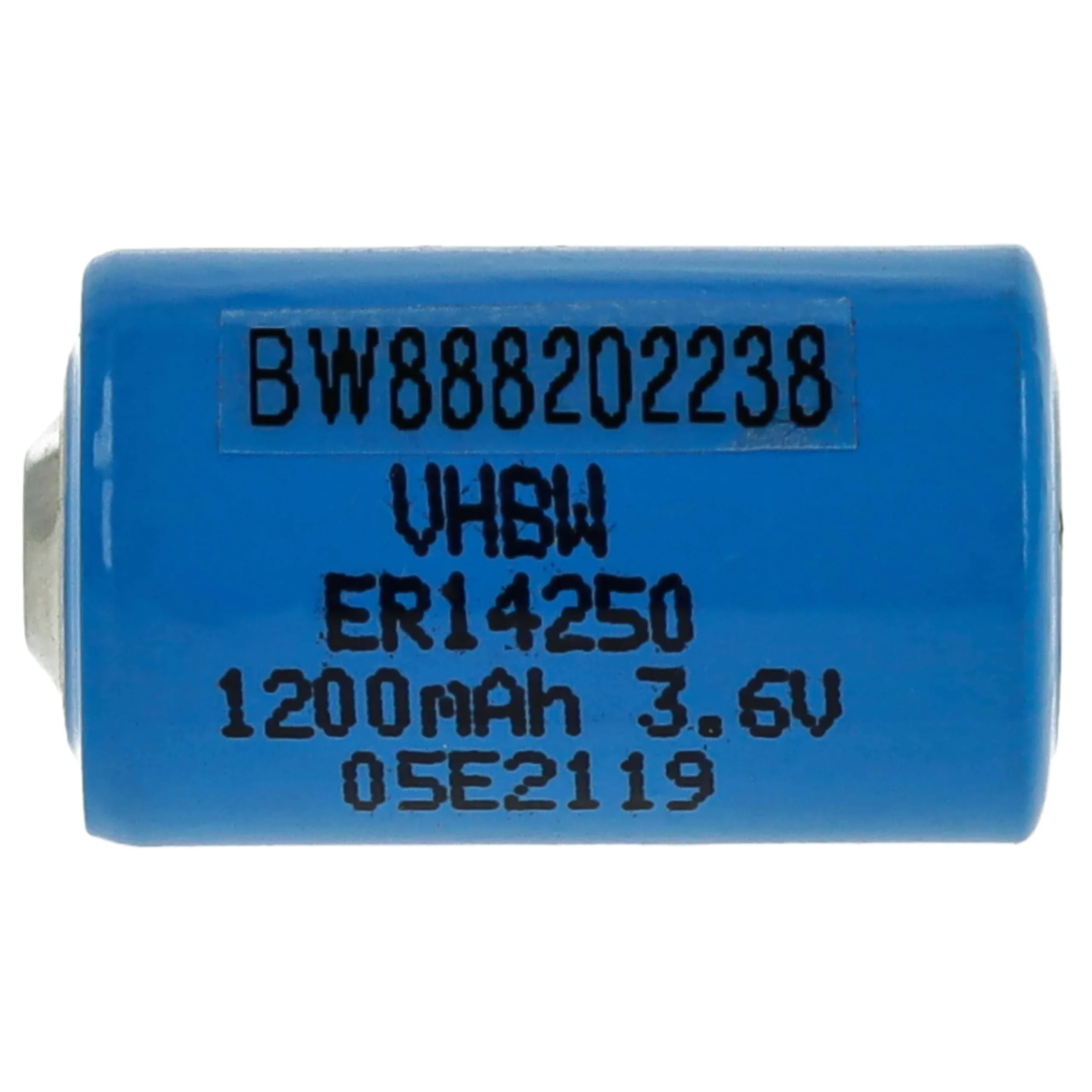 Pile remplace 1/2AA, 1770-XZ, 3B26, 418-0076, 60-0576-100, 6135-99-770-2535 ER14250 - 1200mAh 3,6V Li-SOCl2