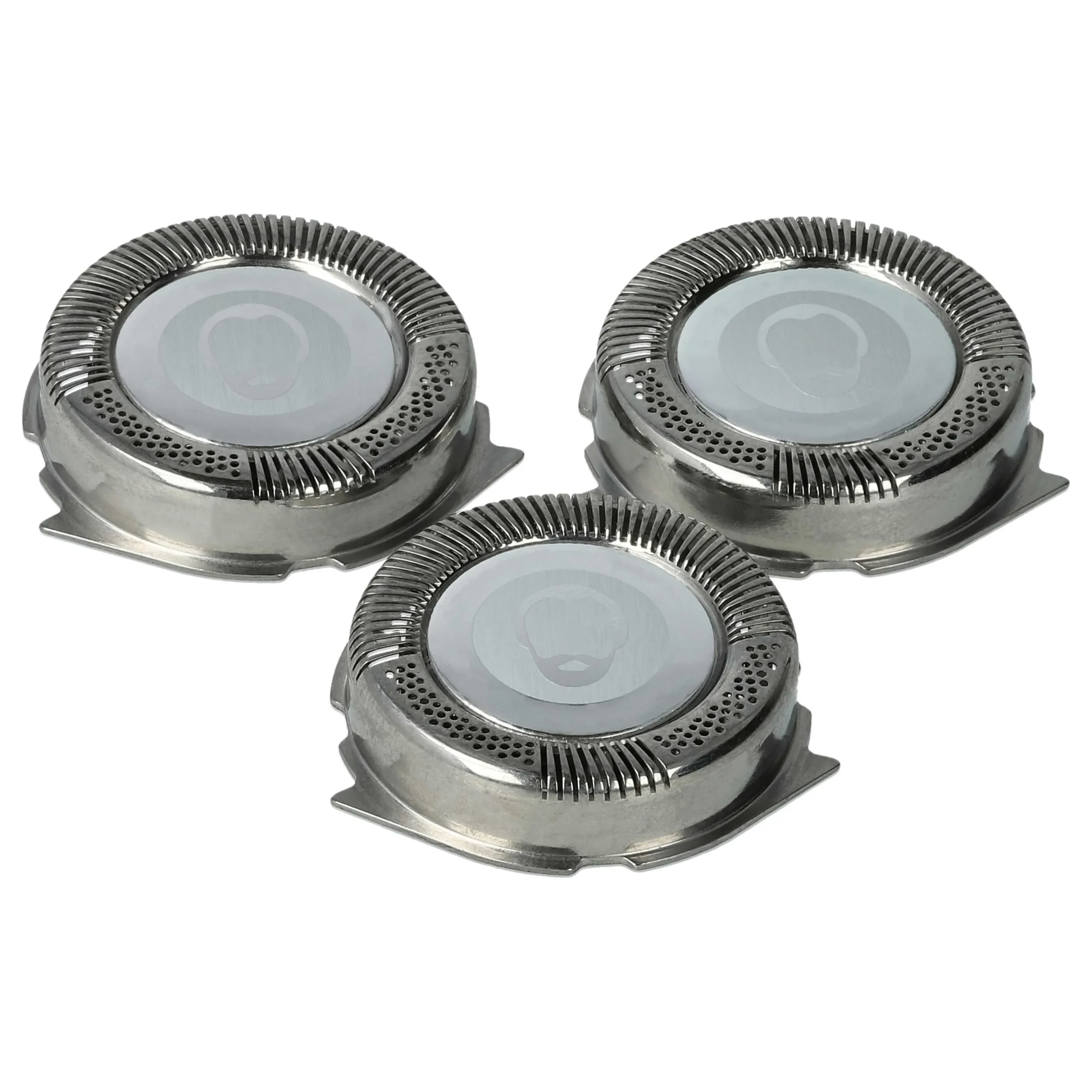 3x Têtes de rasoir remplace Philips HQ8, SH50 pour rasoir électrique Philips - argenté