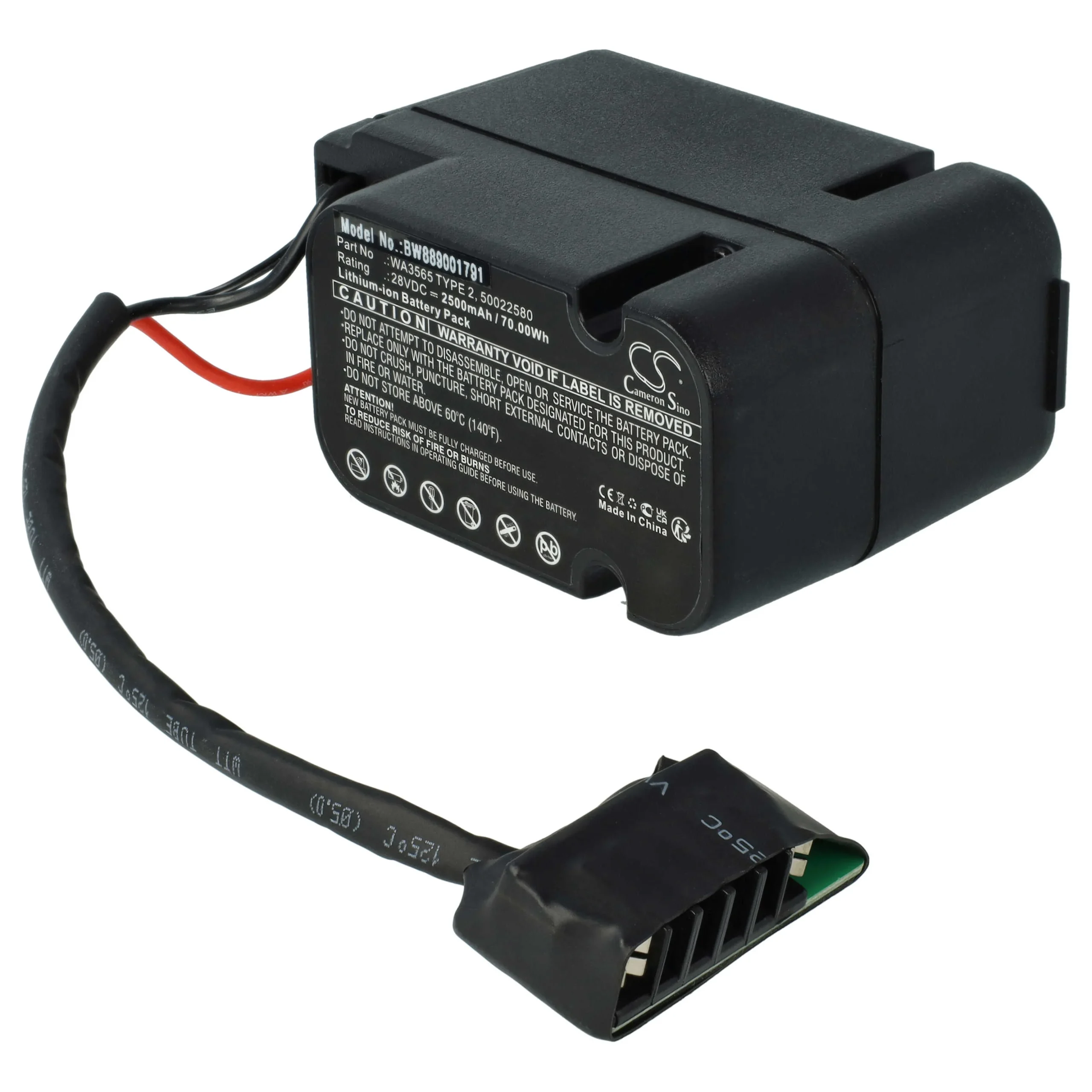 Batterie remplace Worx 50022580, 50029621, 50026980, 50022713 pour outil de jardinage - 2500mAh 28V Li-ion