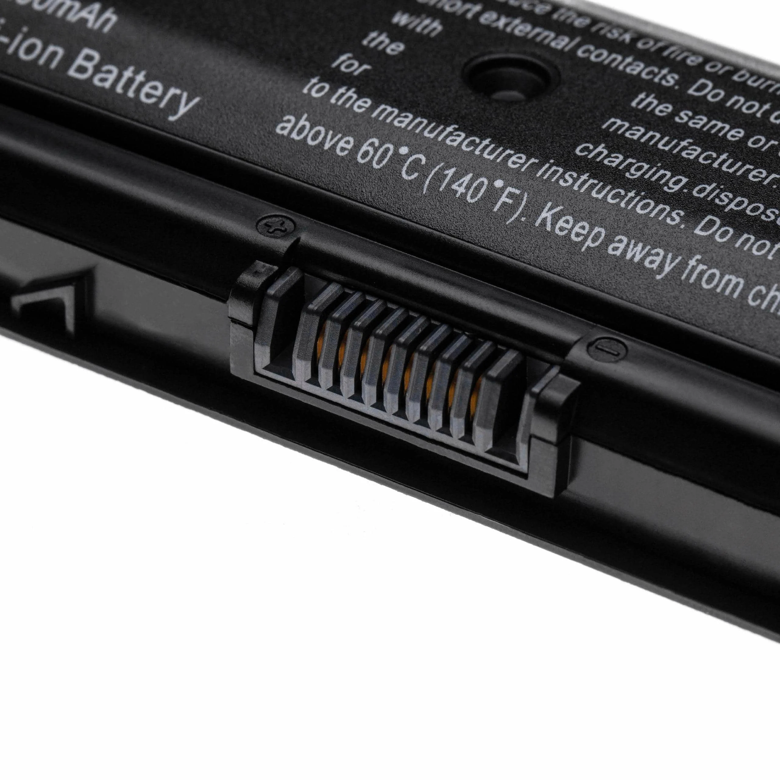 Batterie remplace HP 709988-221, 709987-001 pour ordinateur portable HP- 5200mAh 10,8V Li-ion, noir