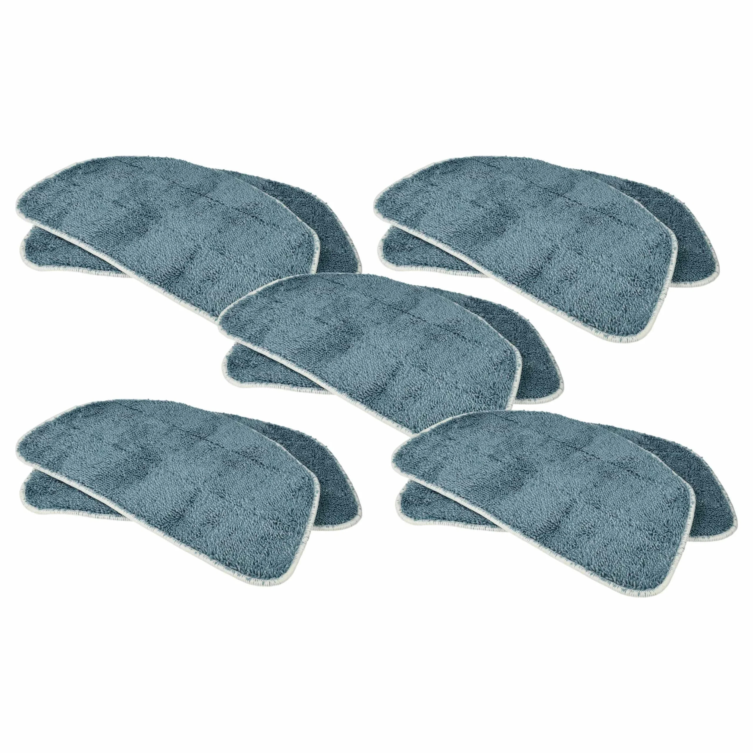 10x Lingette remplace Leifheit 11941 pour nettoyeur vapeur Leifheit - 32,5 x 19 x 0,7 cm
