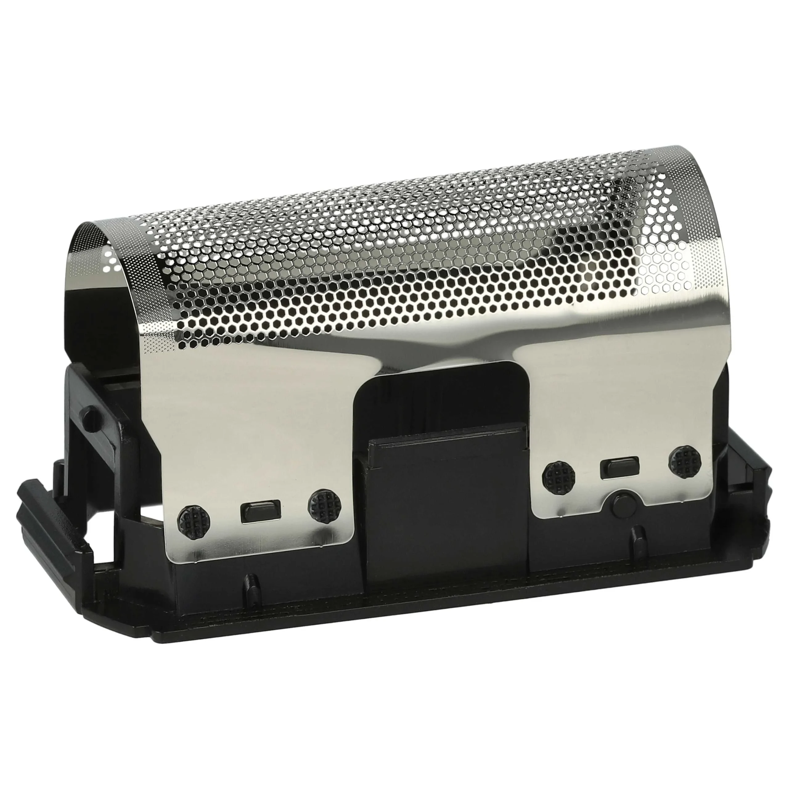 Grille remplace Braun 265, 5235760, SB235, SB265, 235 pour rasoir Braun - avec cadre de tête, noir/argenté