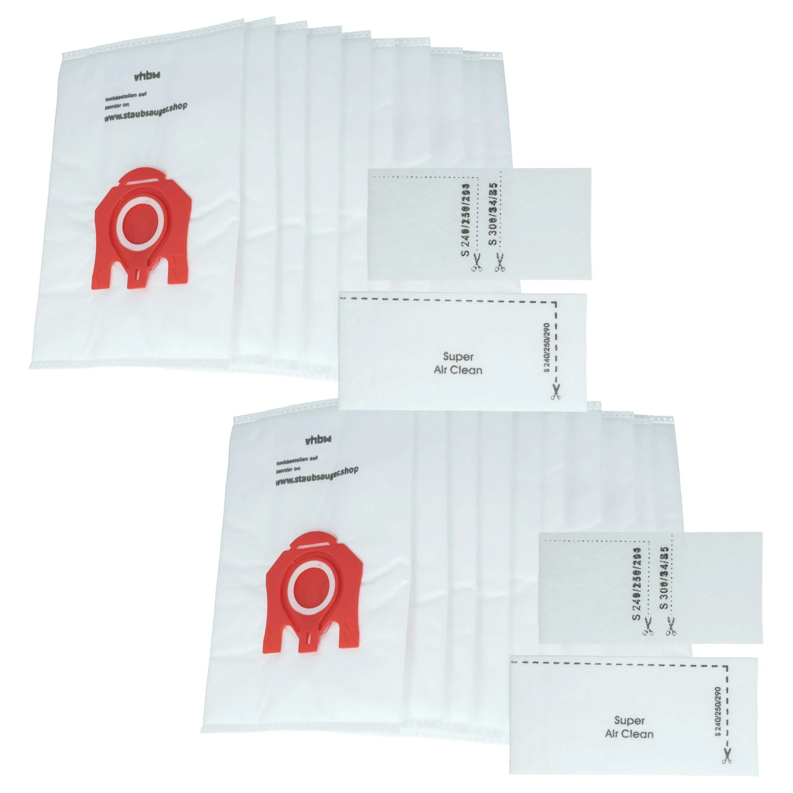 20x Sac remplace Miele type F/J/M, M 50 pour aspirateur Miele - microfibre non tissée