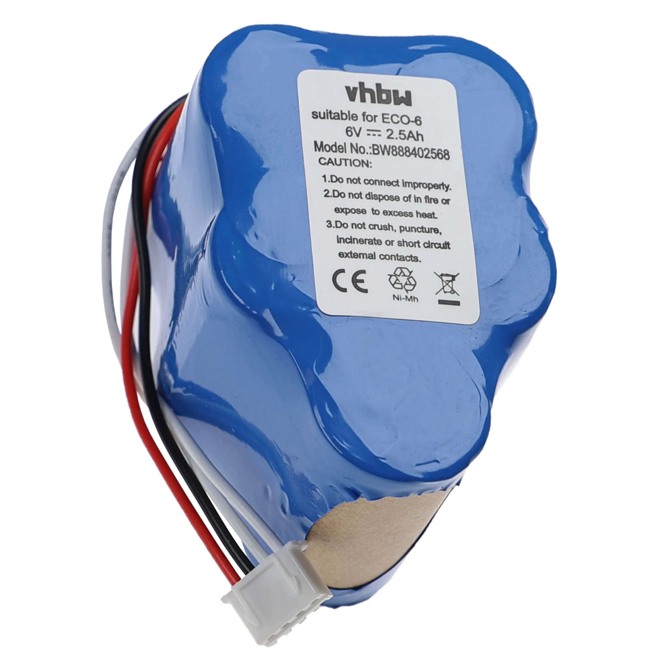 Batterie pour robot aspirateur Ecovacs Deebot D63, D66, D68, D73, D76 - 2500mAh