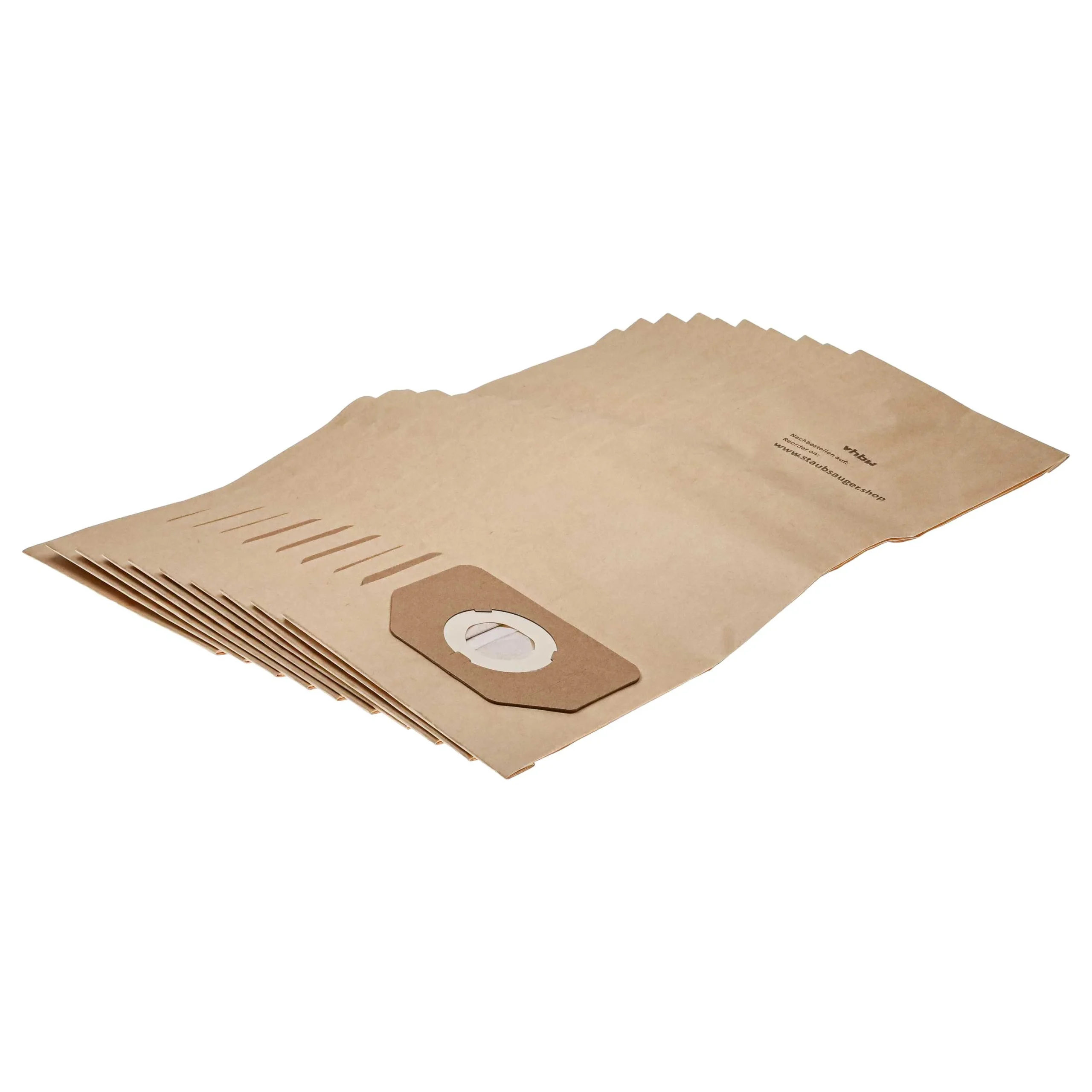 10x Sac remplace Kärcher 6.904-263.0 pour aspirateur Wilfa - papier
