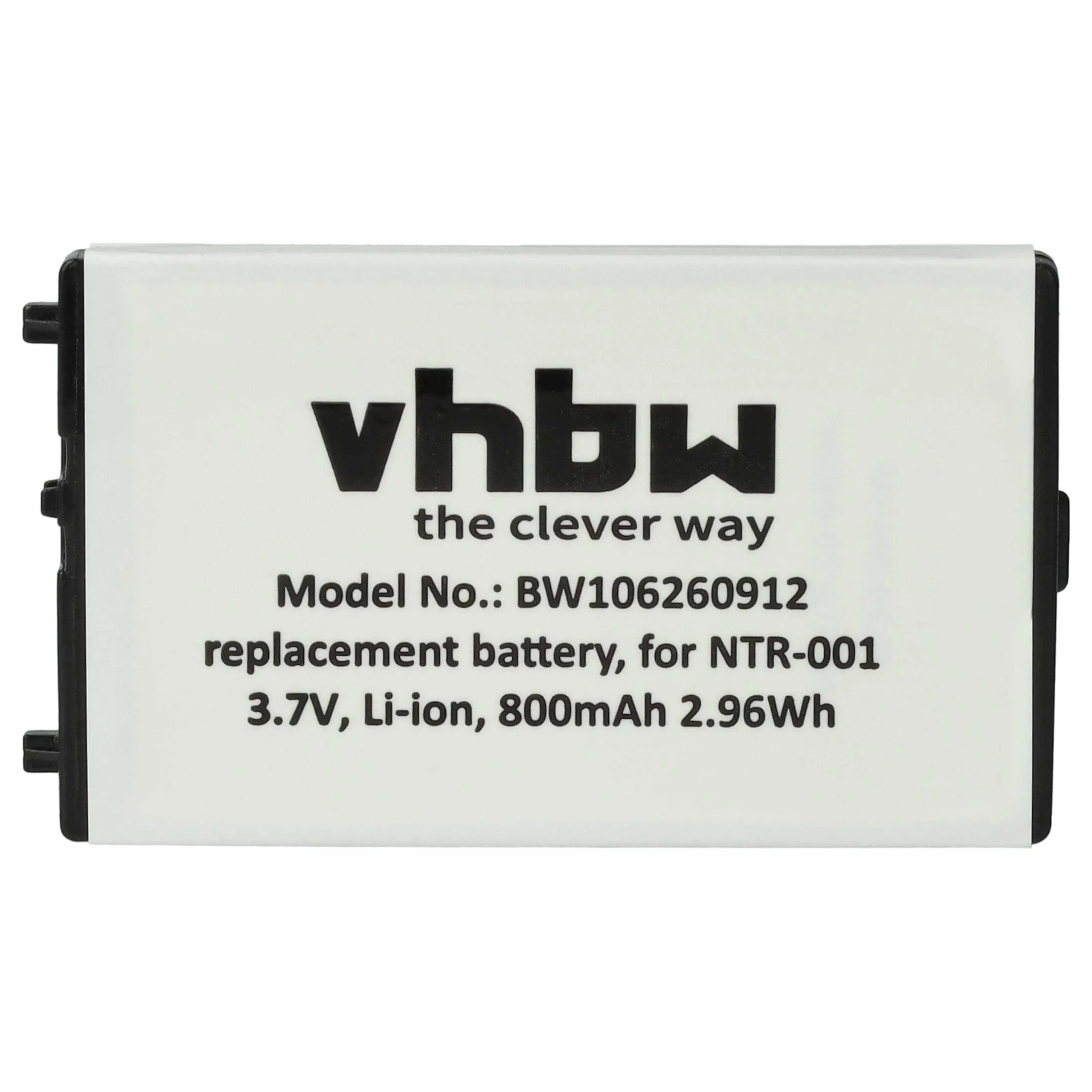 Batterie remplace Nintendo NTR-003, NTR-001 console de jeux - 800mAh 3,7V Li-ion