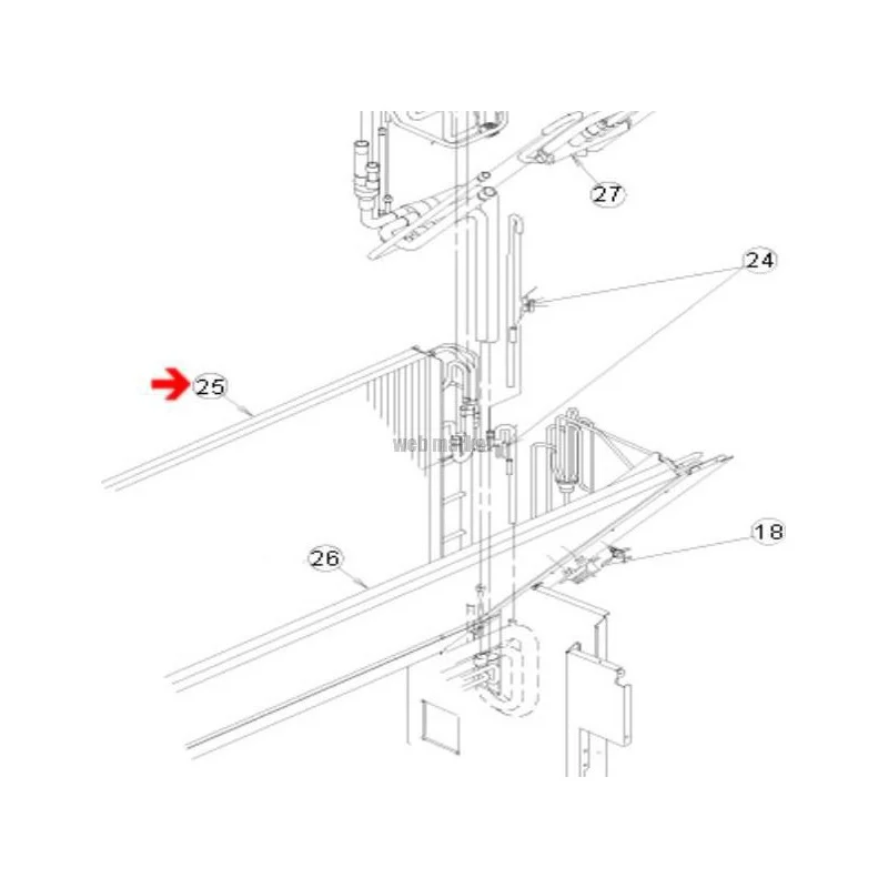 Condenseur vertical - Pièce de rechange origine fabricant