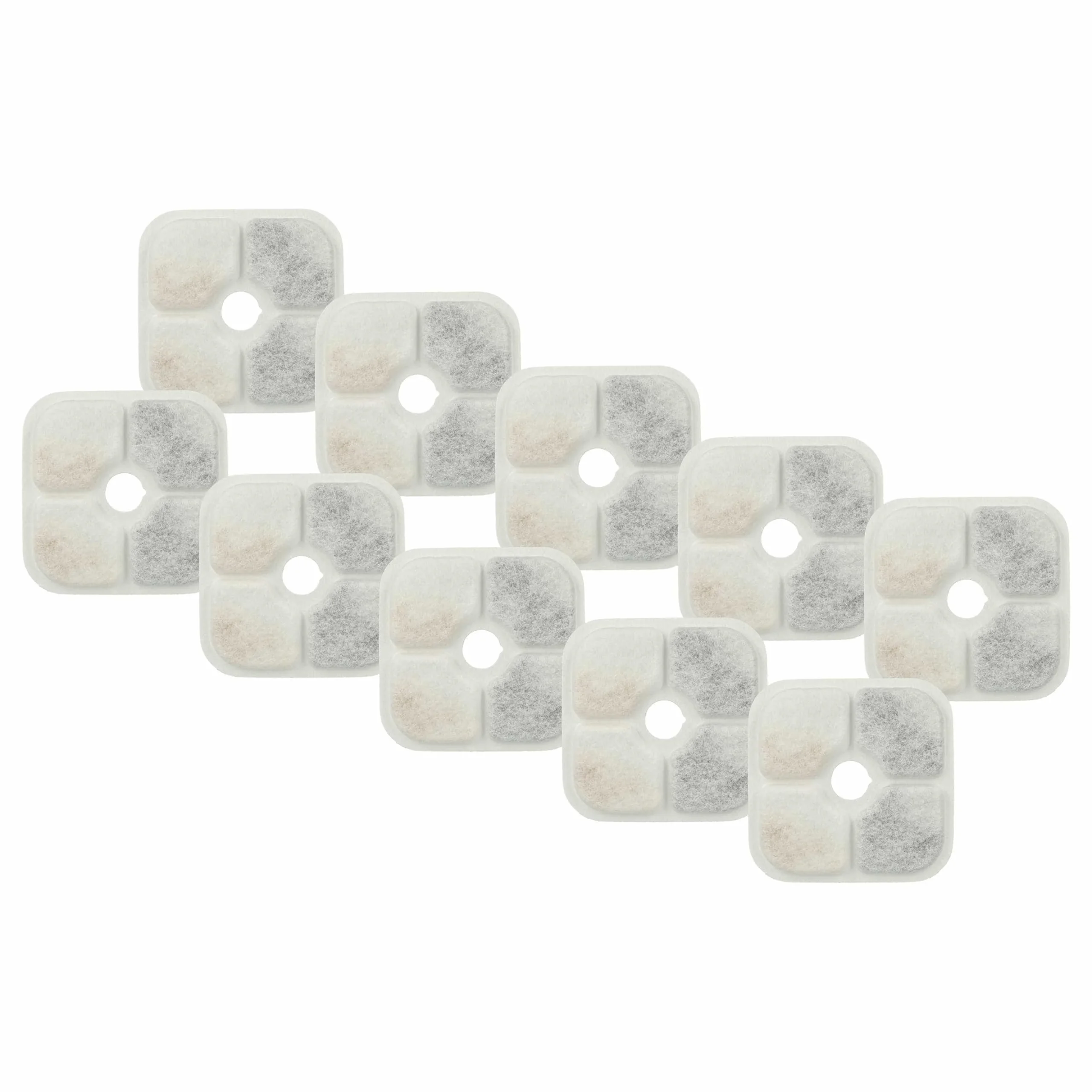 10x Filtre remplace Catit PIXI 43721, 43722 pour fontaine à eau Catit - Filtre à eau