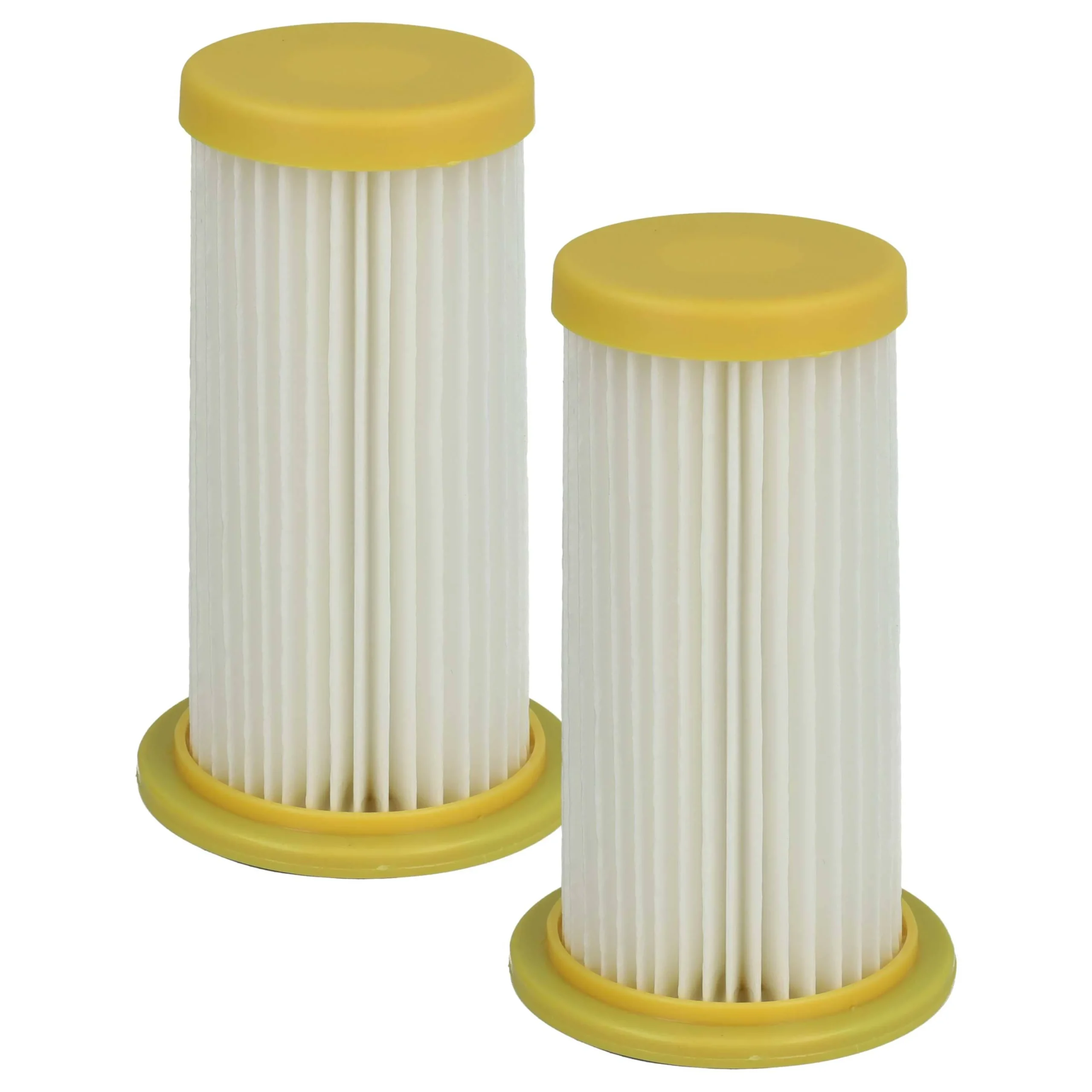 2x Filtre remplace Philips 432200520850 pour aspirateur Philips - Cartouche Filtre, blanc / jaune