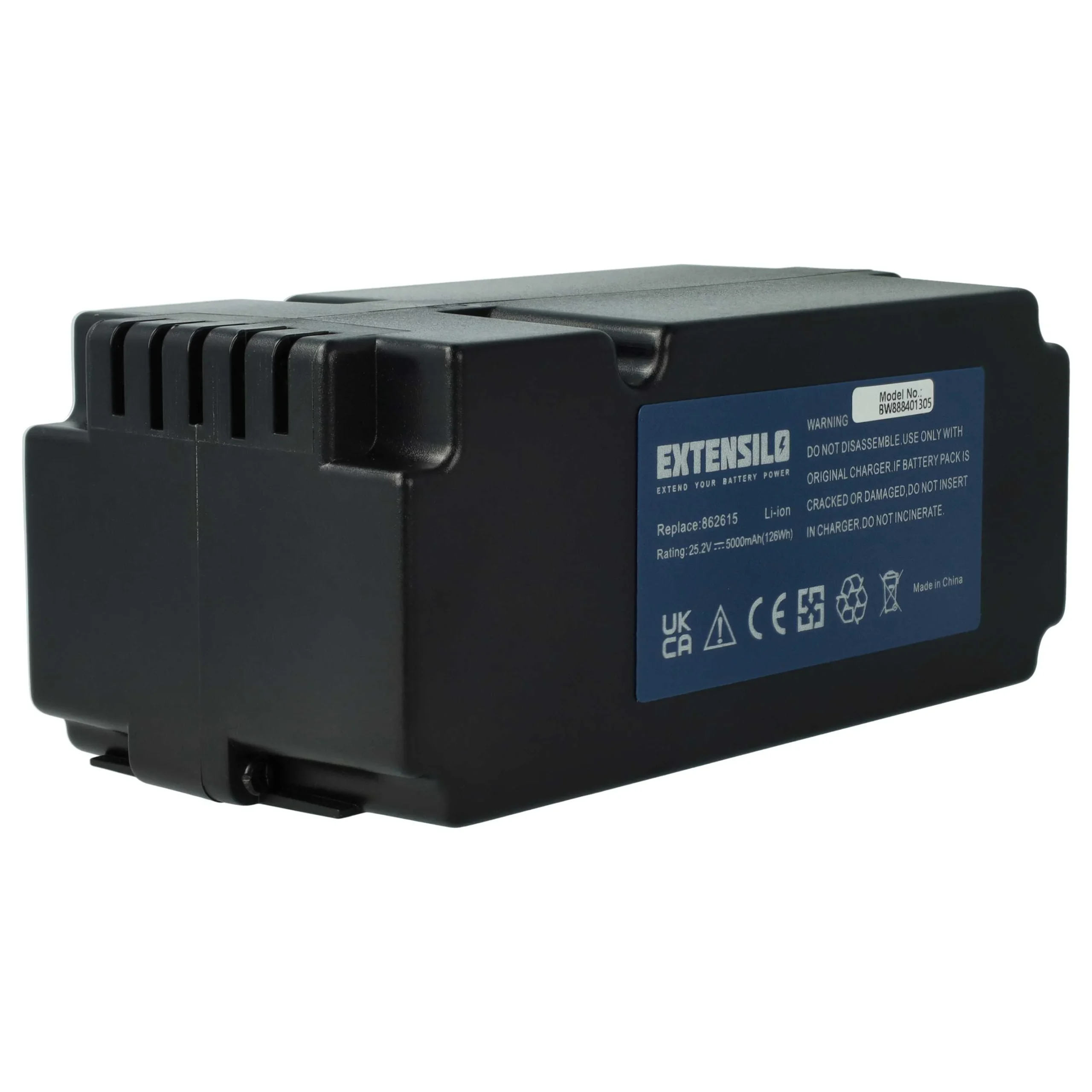 Batterie remplace Yard Force 862601, 0862622, 0862622001 pour outil de jardinage - 5000mAh 25,2V Li-ion