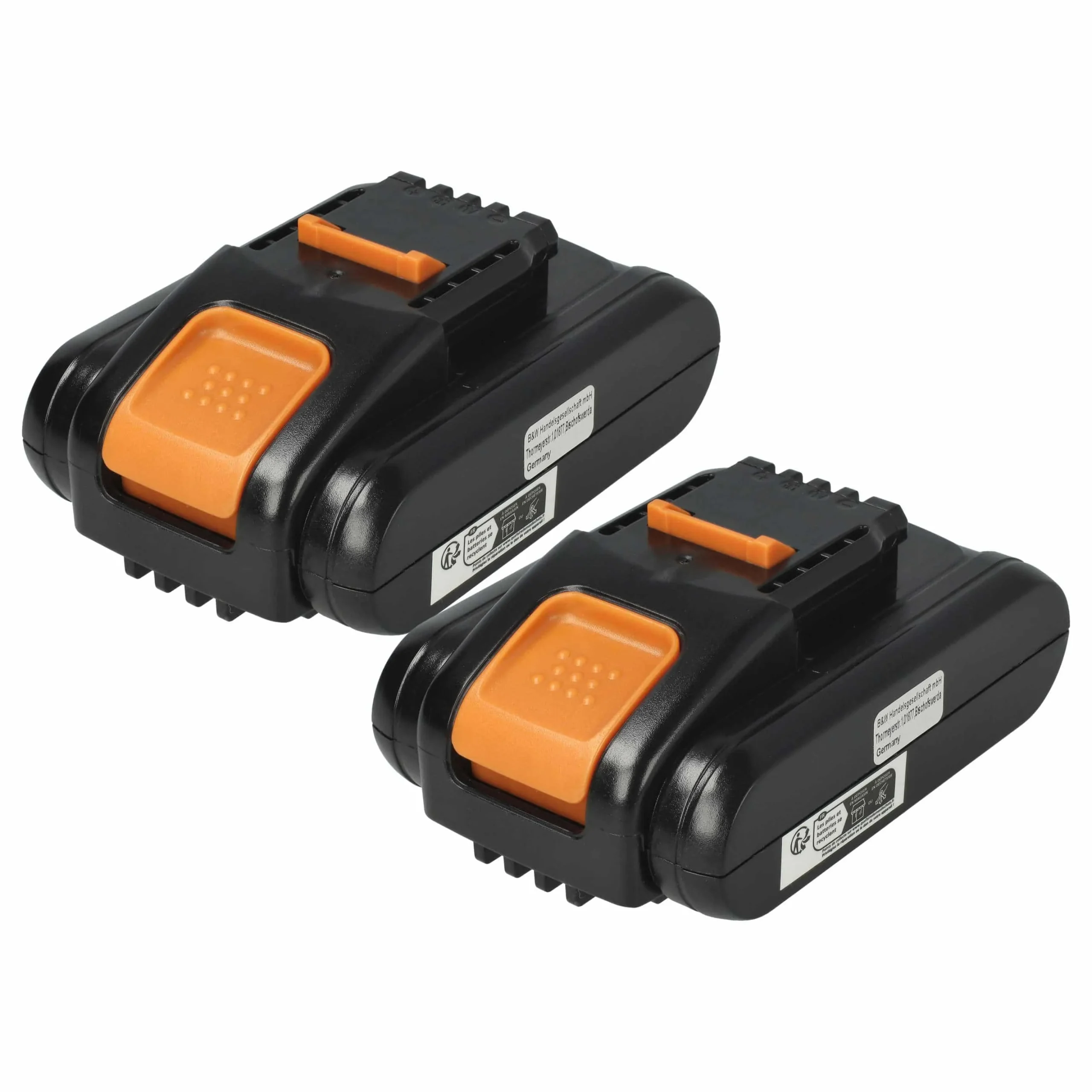 Batterie (2 pcs.) remplace Rockwell RW9351.1 outil électrique DeltaFox - 2,5Ah 20V Li-ion