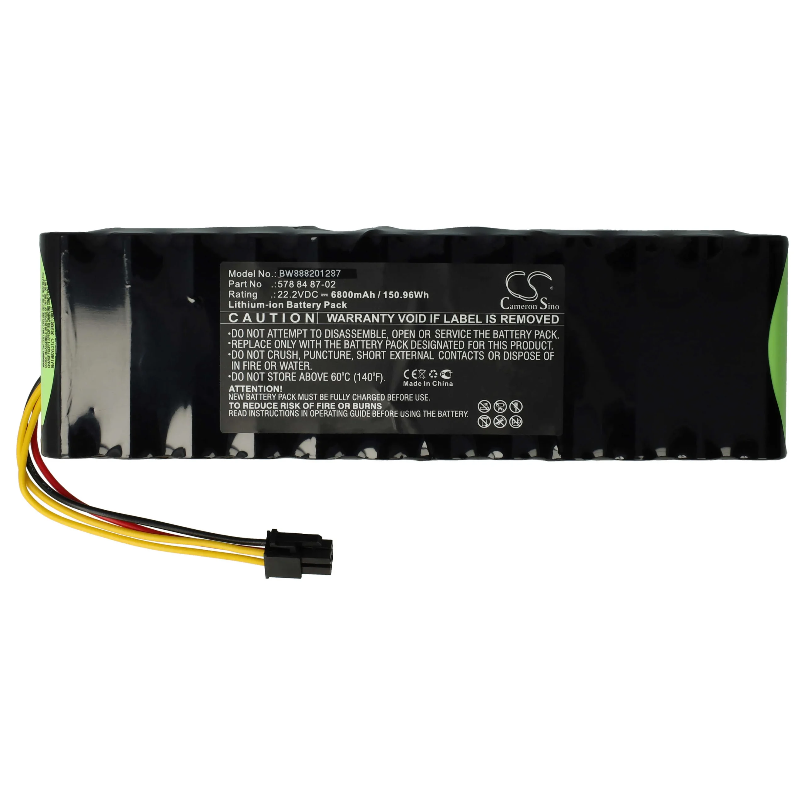 Batterie remplace Husqvarna 578 84 87-02, 578 84 87-01 pour outil de jardinage - 6800mAh 22,2V Li-ion