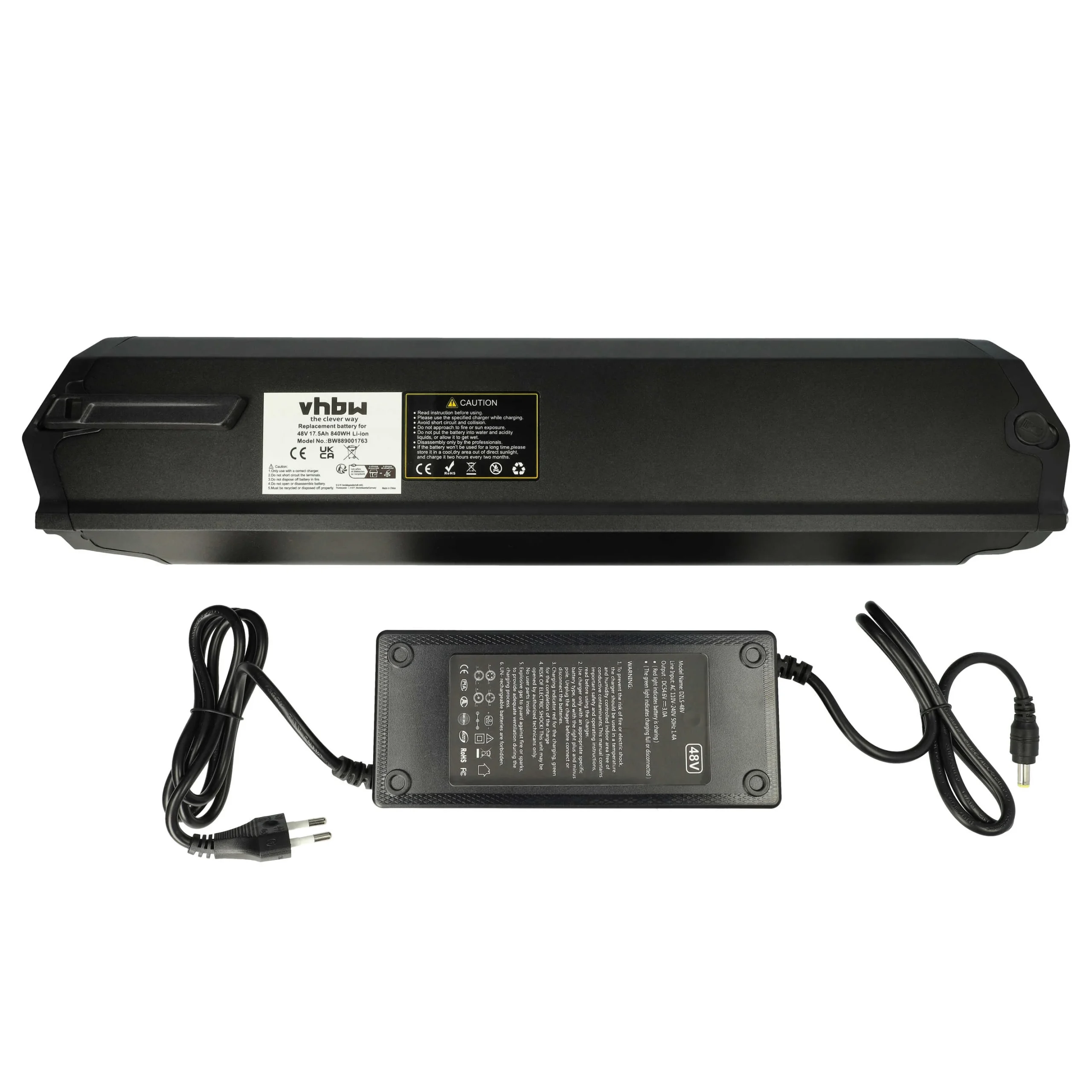 Batterie remplace DeHawk i5 pour E-Bike - 17,5Ah 48V Li-ion chargeur