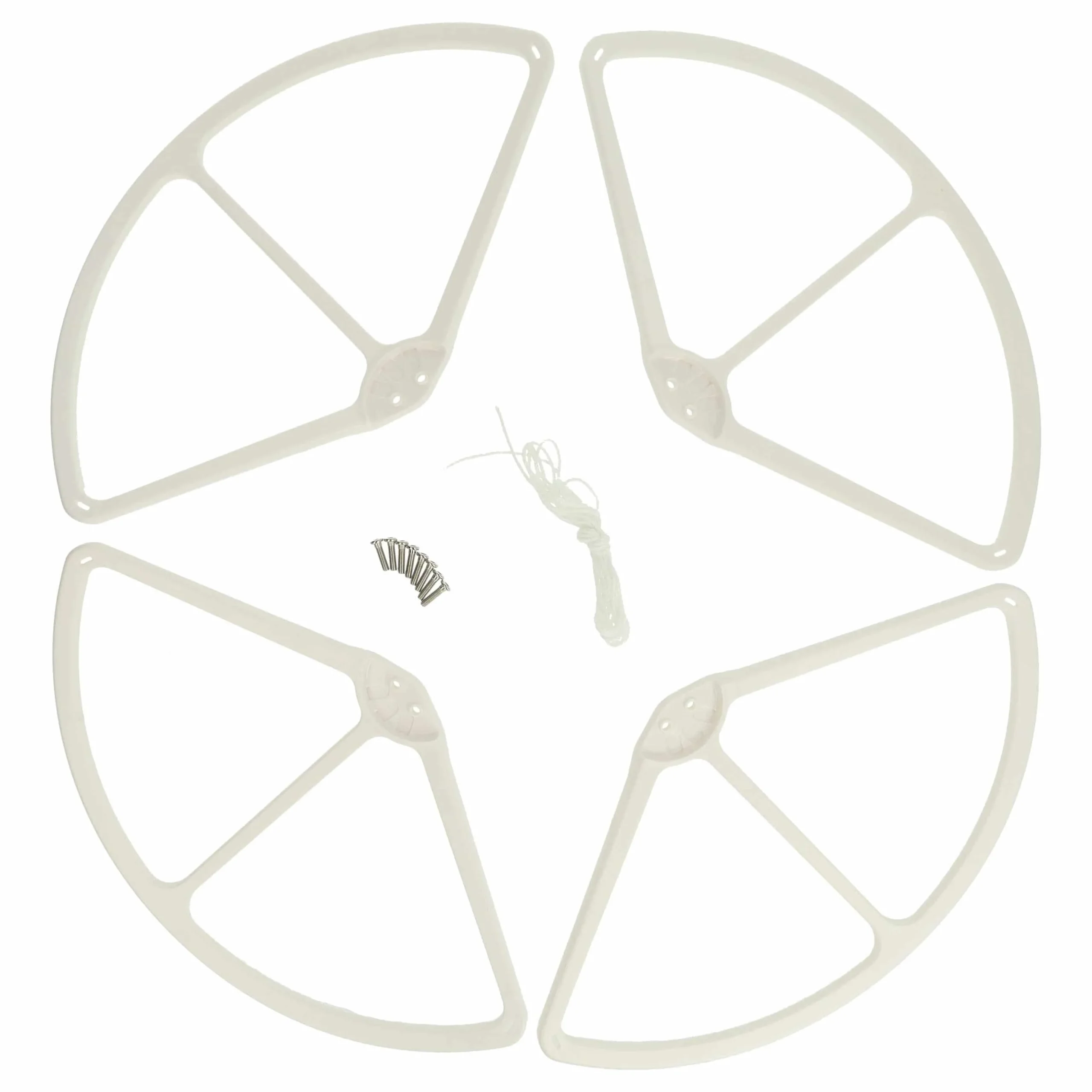 4x Protecteur pour drone DJI Phantom 3 Advanced, 3 Professional, 2 Vision, 2 Vision + plus - blanc