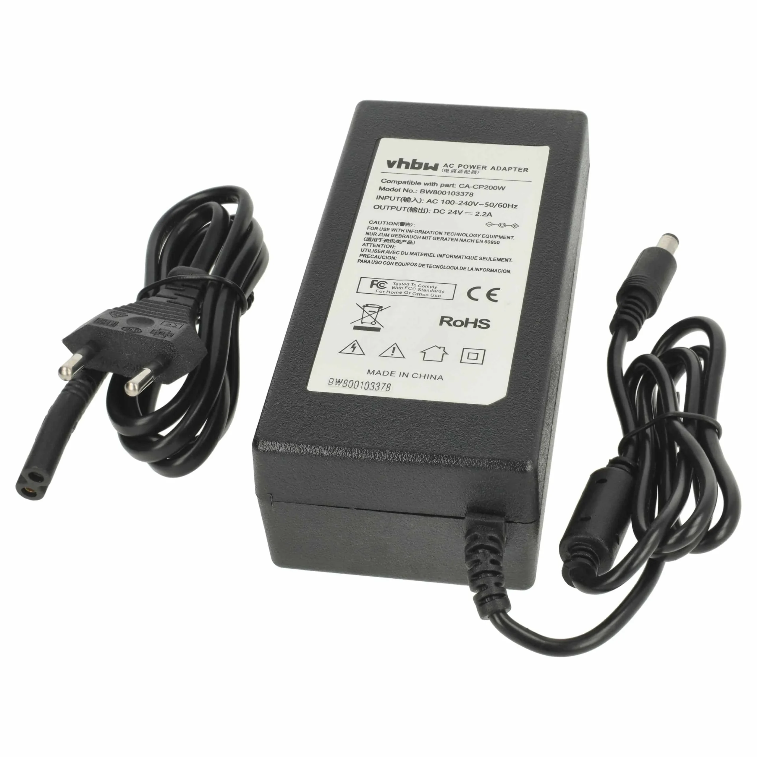 Bloc d'alimentation remplace Canon CA-CP200B, CA-CP200W pour imprimante - 52,8W