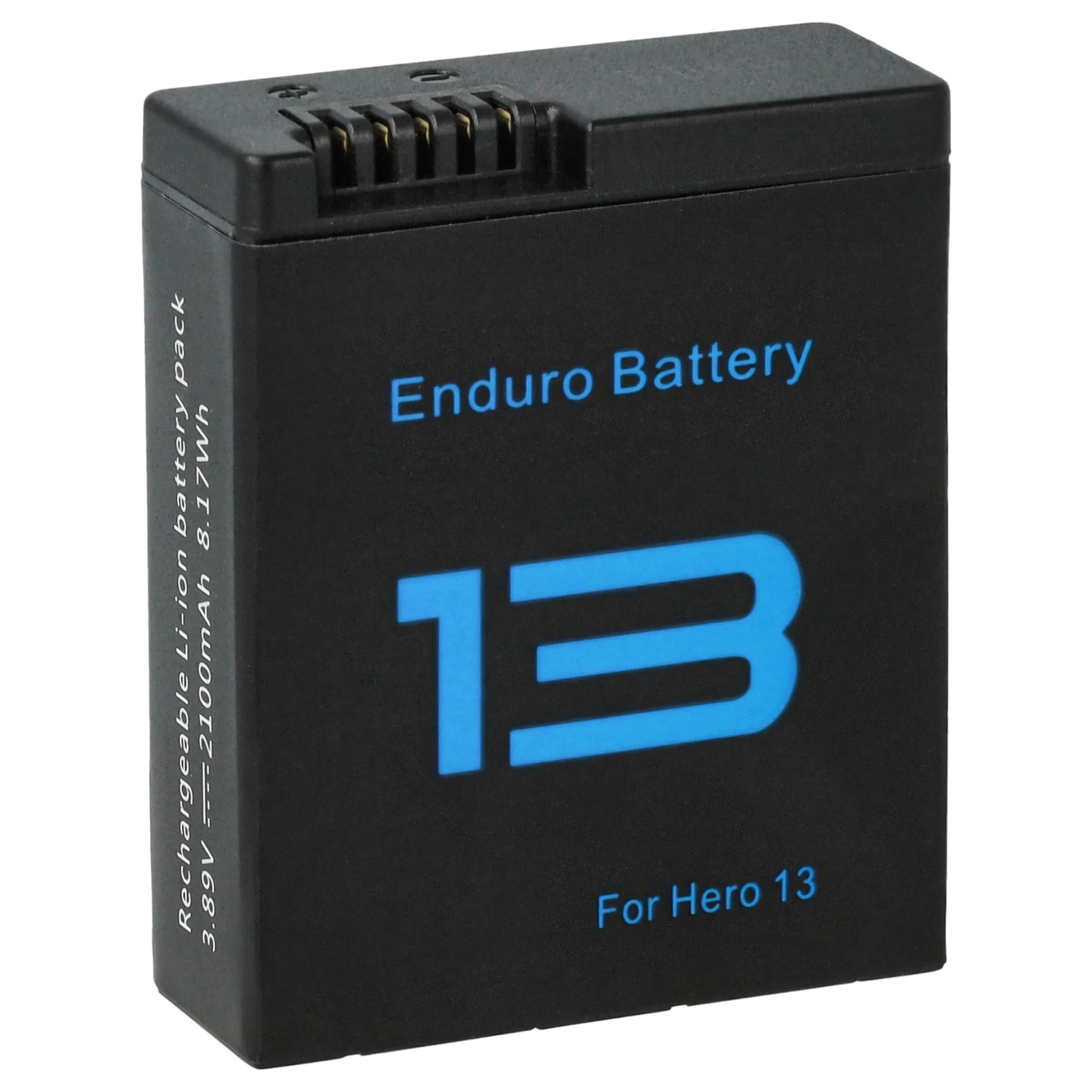 Batterie remplace GoPro JH-GP13 pour caméra de poche GoPro- 2100mAh 3,89V Li-ion