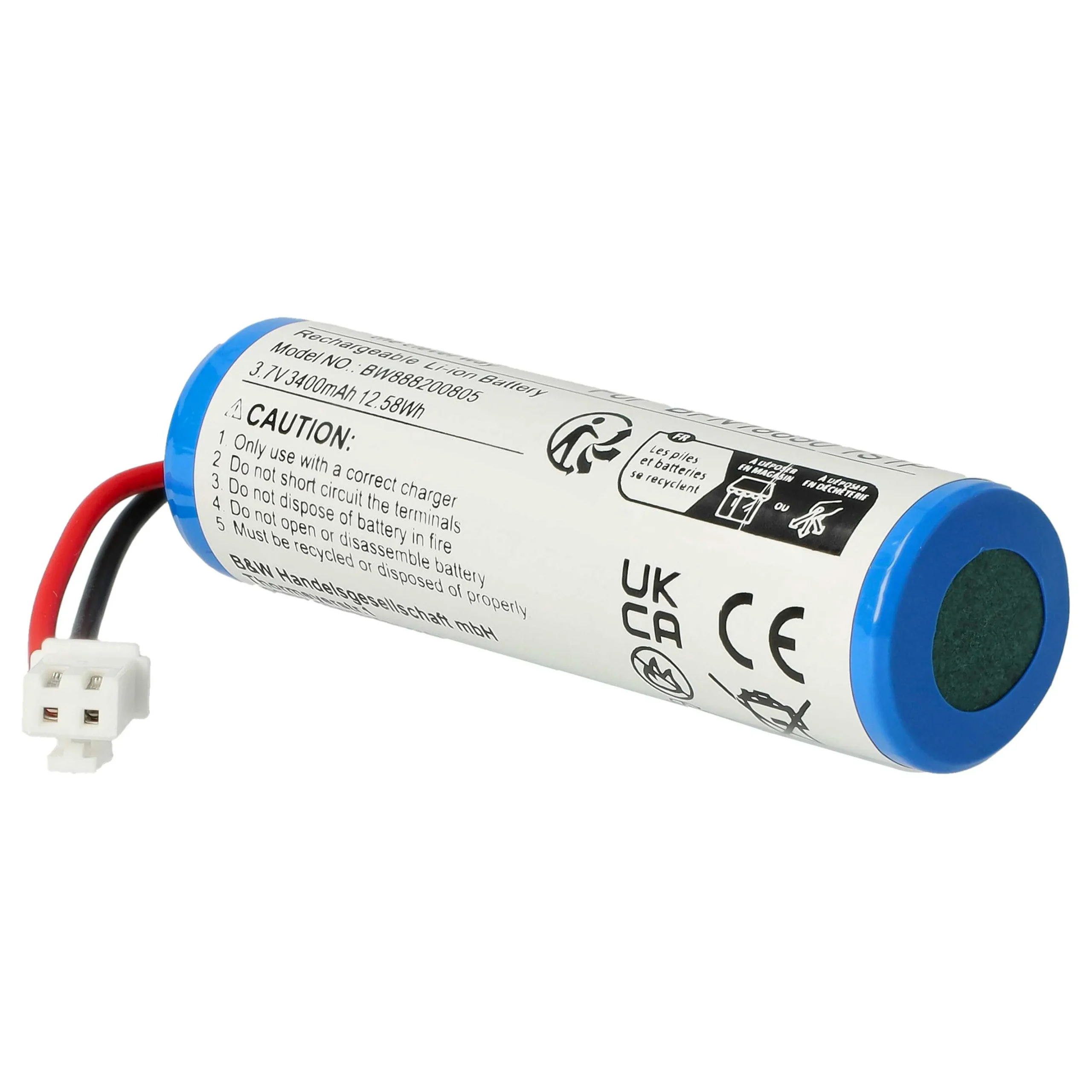 Batterie remplace Leifheit BFN18650 1S1P pour nettoyeur de vitres Leifheit - 3400mAh 3,7V Li-ion