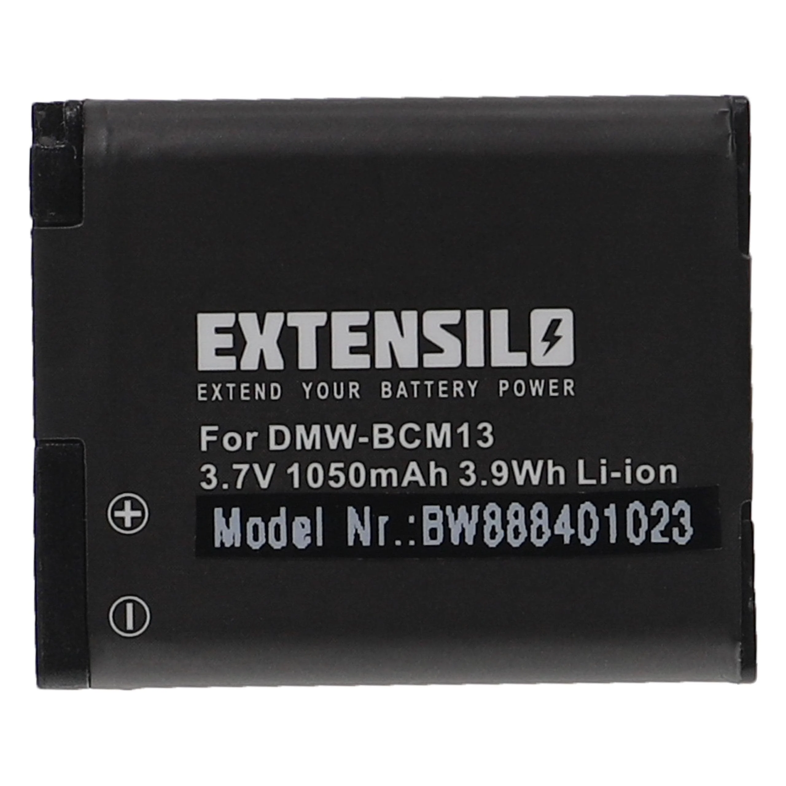 Batterie remplace Panasonic DMW-BCM13E, DMW-BCM13 pour appareil photo Panasonic- 1050mAh 3,7V Li-ion