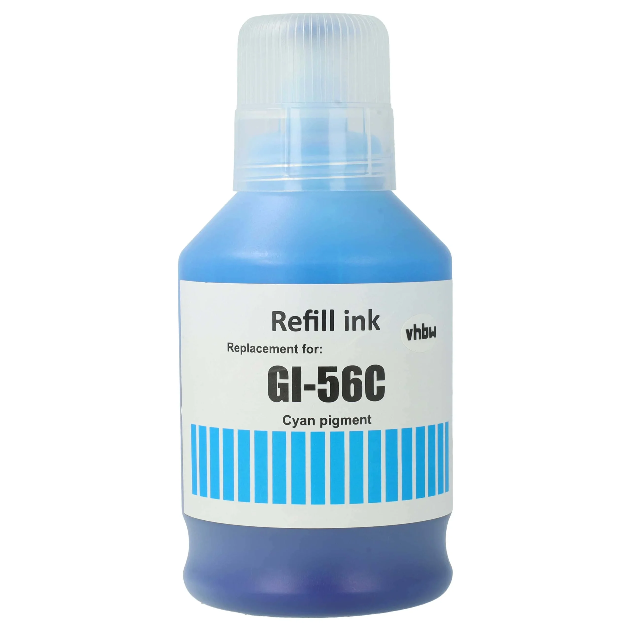 Encre rechargable Cyan remplace Canon GI-56C, 4430C001 pour imprimante Canon - Pigmentée, 135ml