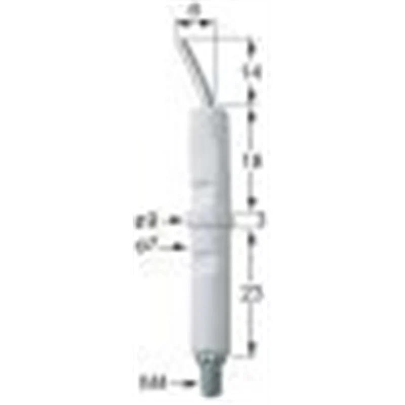 Electrode d'allumage raccord M4 Q 1pc - Promos