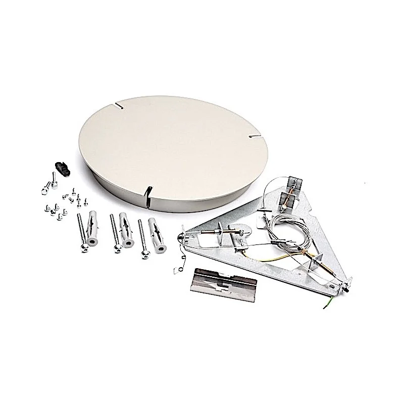 Ensemble fixation + cache plafond pour hotte Airforce - AFDOC0010793
