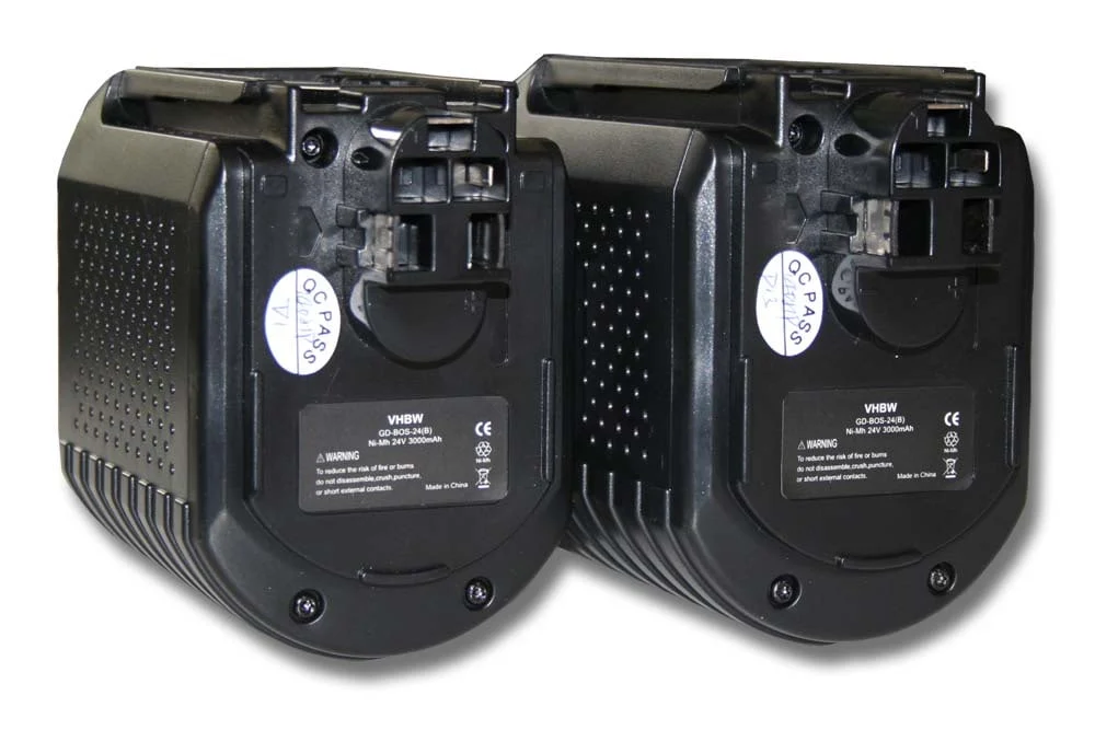 Batterie (2 pcs.) remplace Bosch 2 607 335 082, 1617334082, 2607335082 outil électrique Bosch - 3Ah 24V NiMH