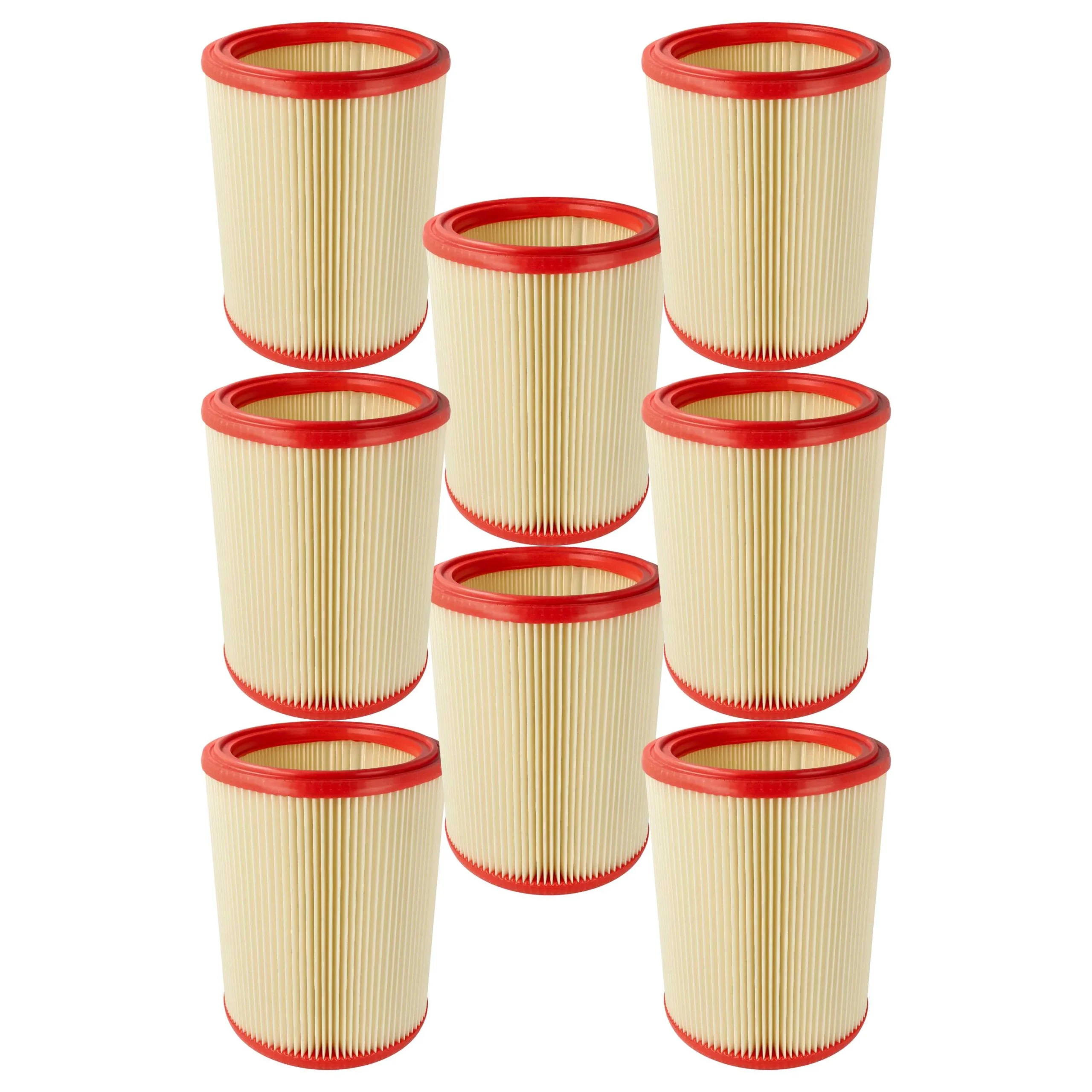 8x Filtre remplace Festool 486241 pour aspirateur - filtre à lamelles