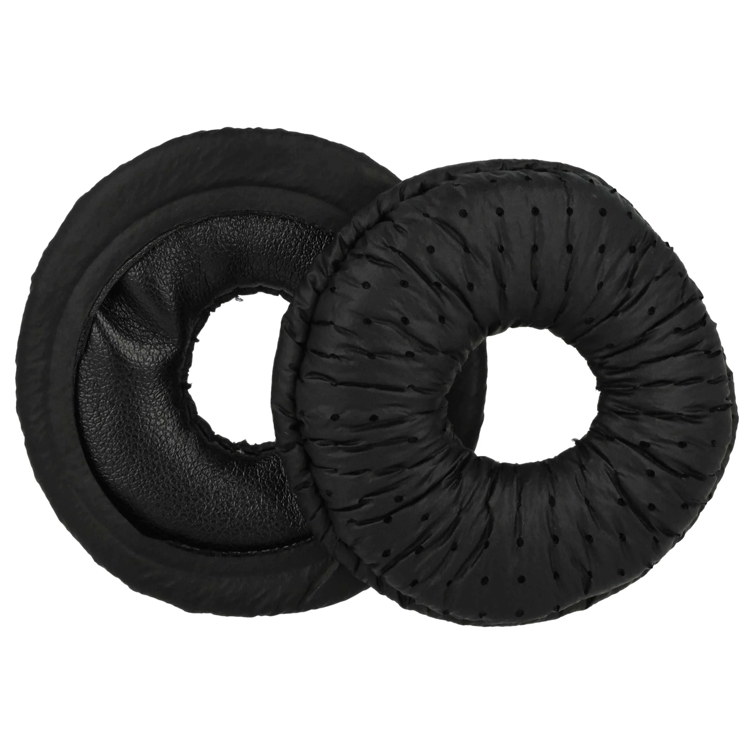 2x Coussinets d'oreille remplace Plantronics 0017229119000, 38310-01 pour casques écouteurs Plantronics - noir