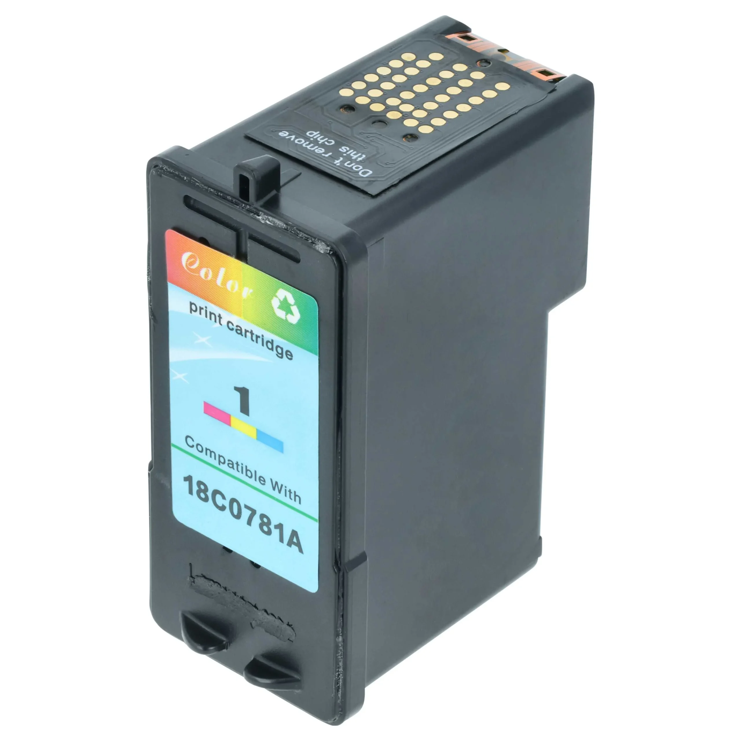 Cartouche remplace Lexmark 18C0781E pour imprimante Lexmark - Cyan/Magenta/Yellow remanufacturée 18ml