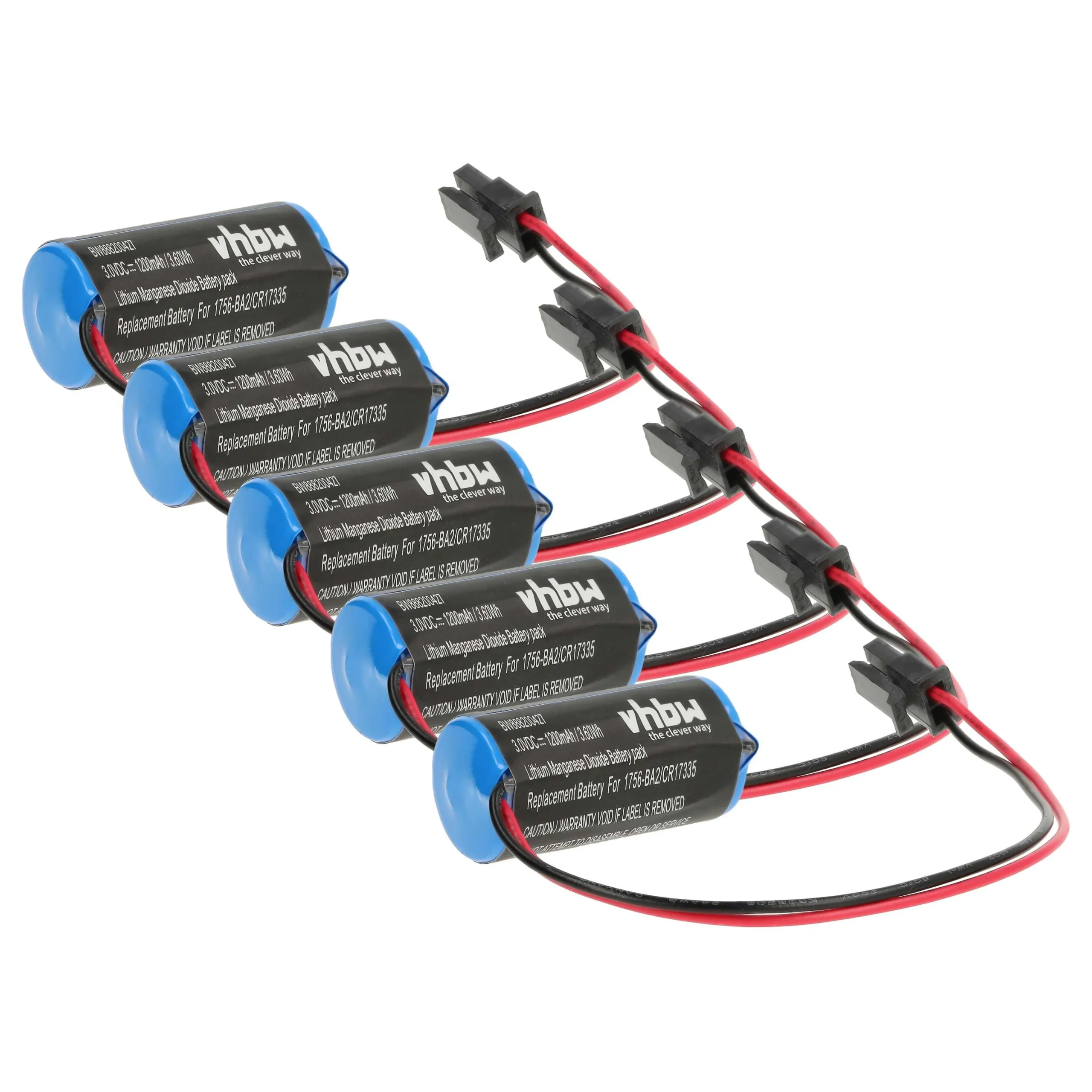 5x Batteries pour unité de contrôle Allen Bradley 1756-BA2, ControlLogix 5561, ControlLogix 5562, ControlLogix