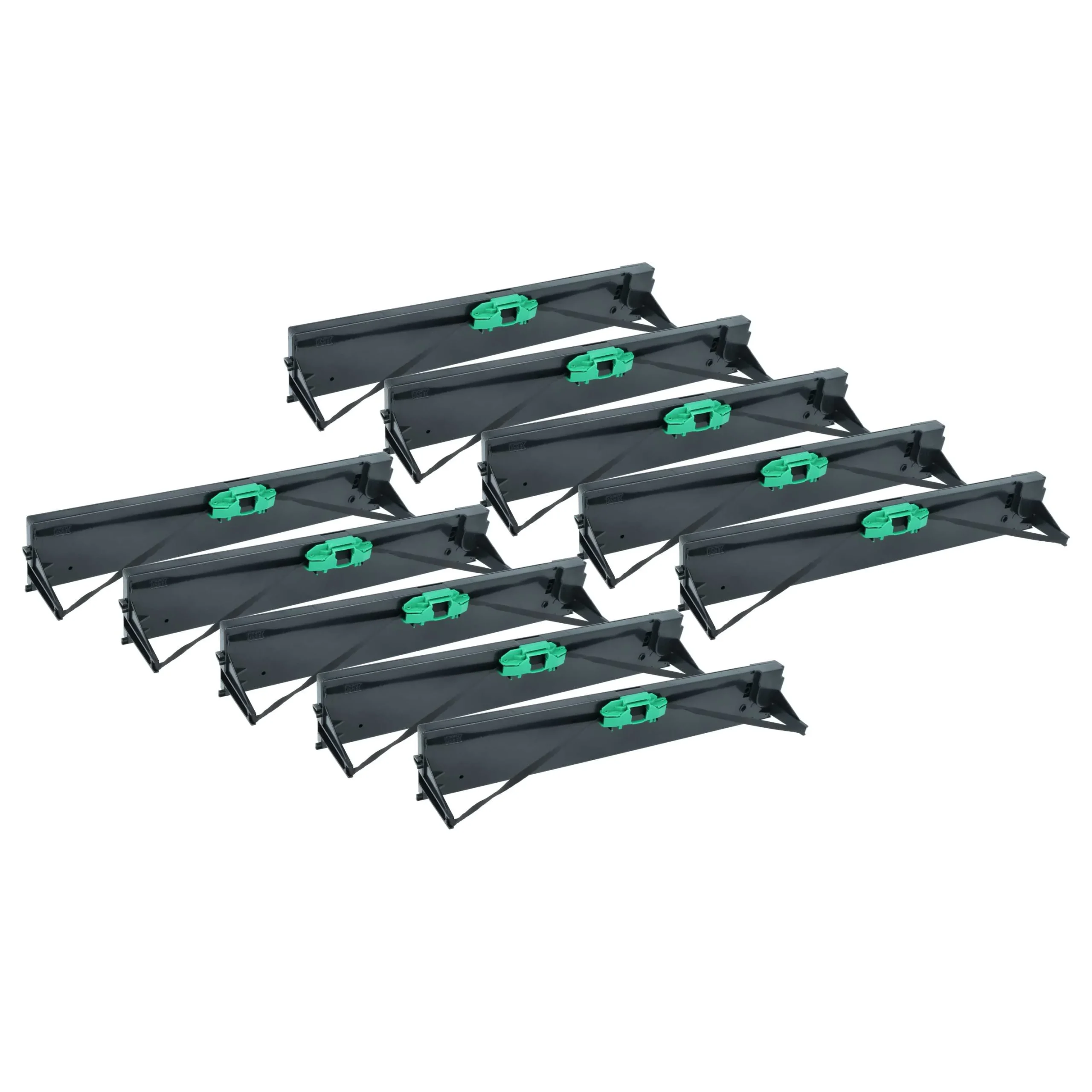 10x Ruban encreur remplace Tally Genicom 043393 pour imprimante matricielle / étiquette - noir