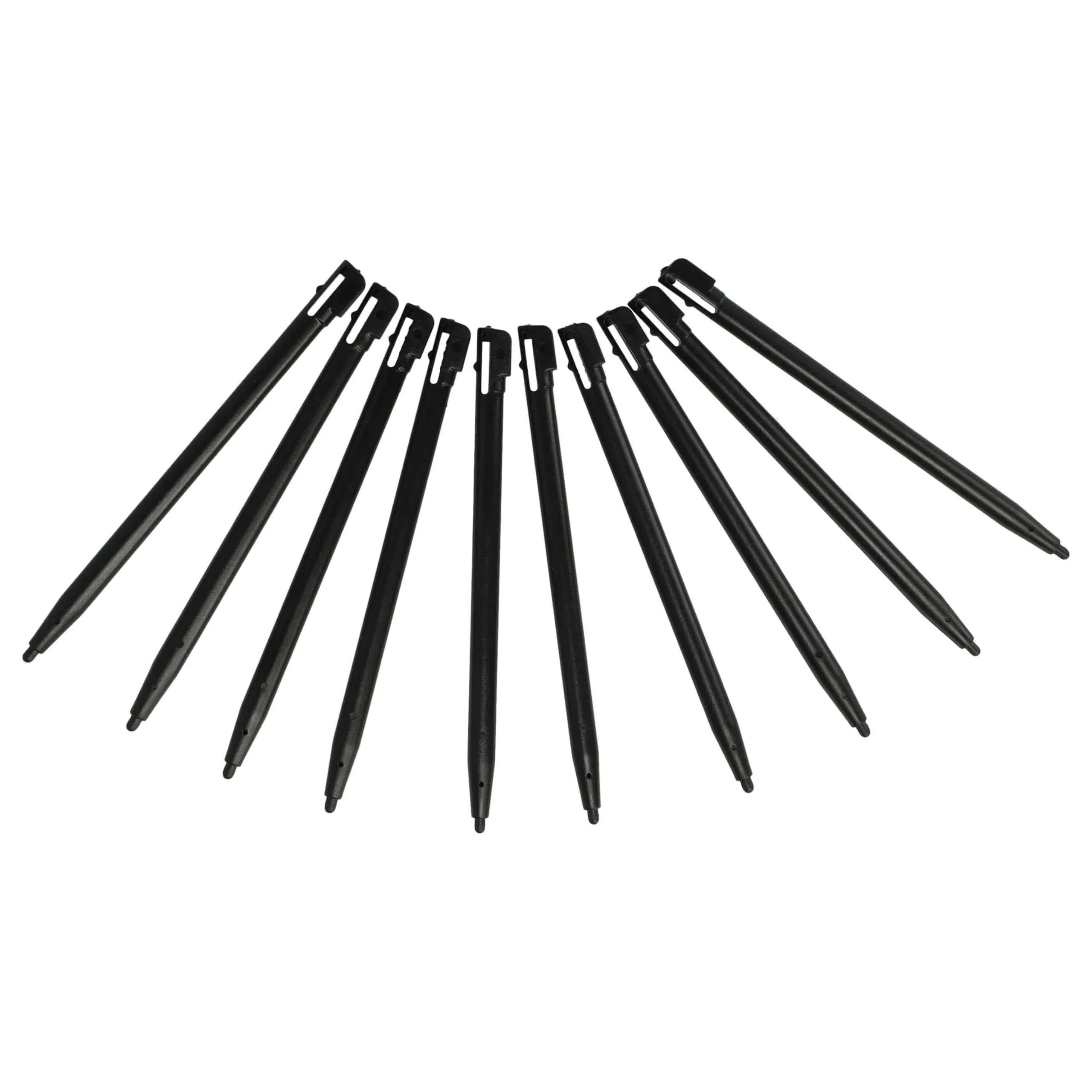 10x Stylos de saisie pour console de jeux Nintendo DSi, DSi XL, DS Lite - noir