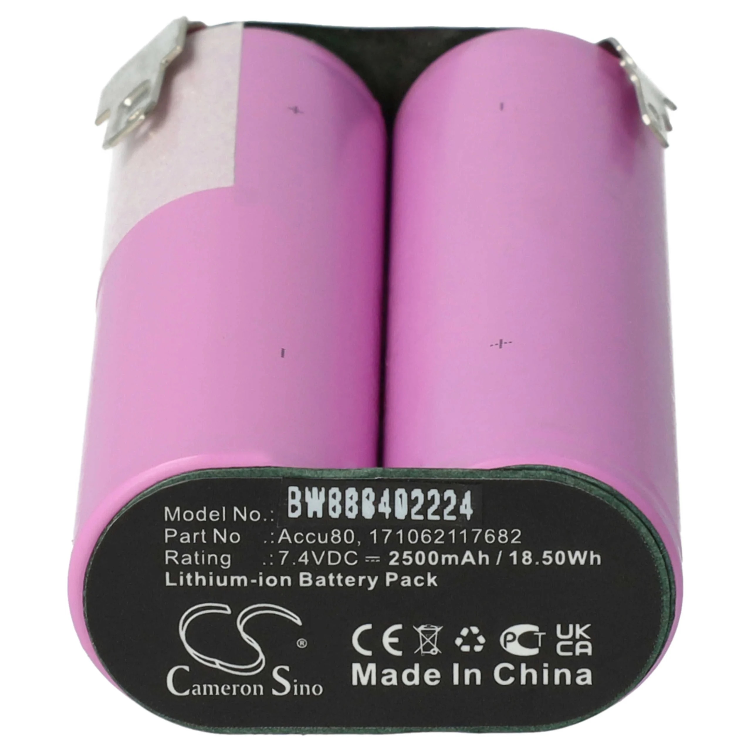 Batterie remplace Gardena 8802-00.640.00 pour outil de jardinage - 2500mAh 7,4V Li-ion