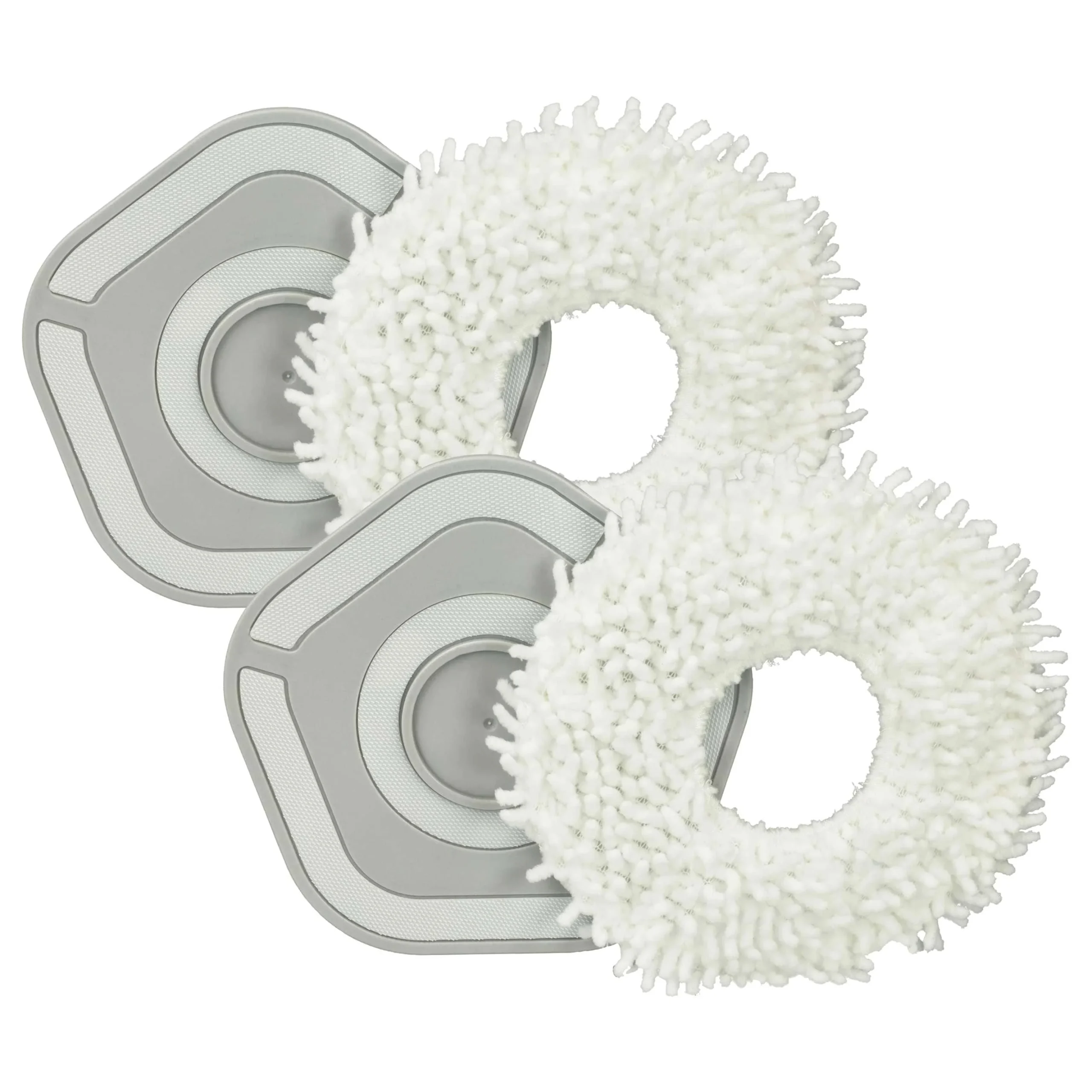Lot de 2 lingettes pour robots aspirateurs Dreame / Xiaomi W10 - Accessoires pour aspirateur