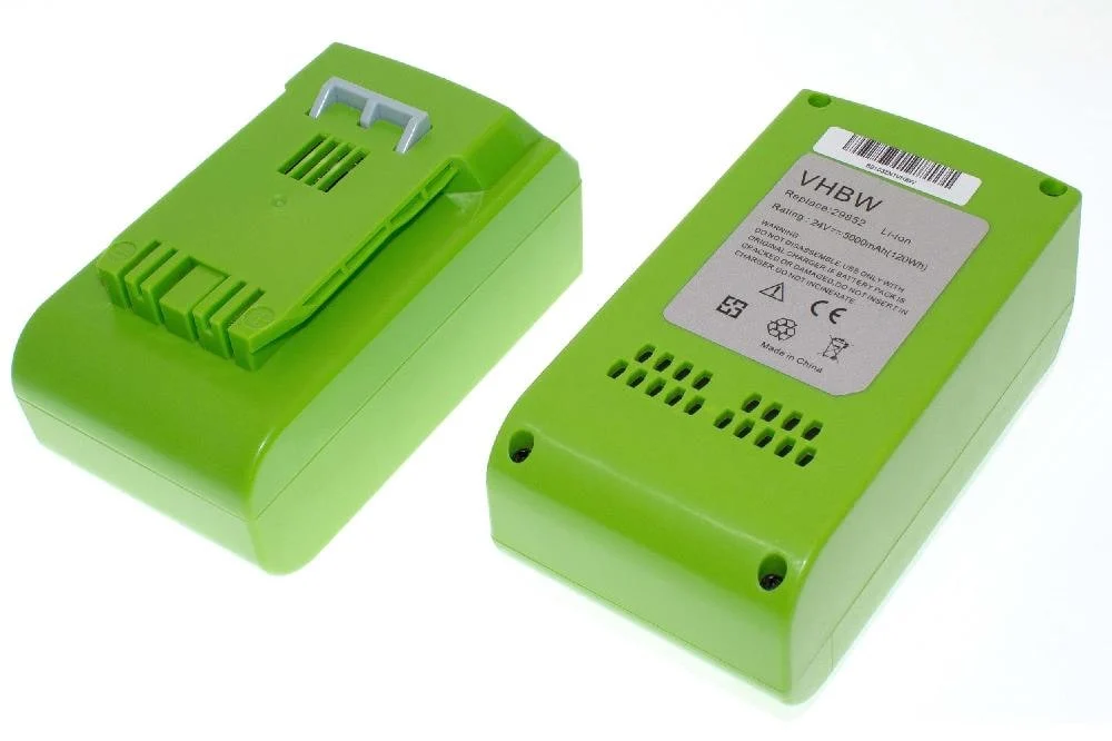 Batterie (2 pcs.) remplace Alpina 270401020, BT 4024 outil électrique Alpina - 5Ah 24V Li-ion