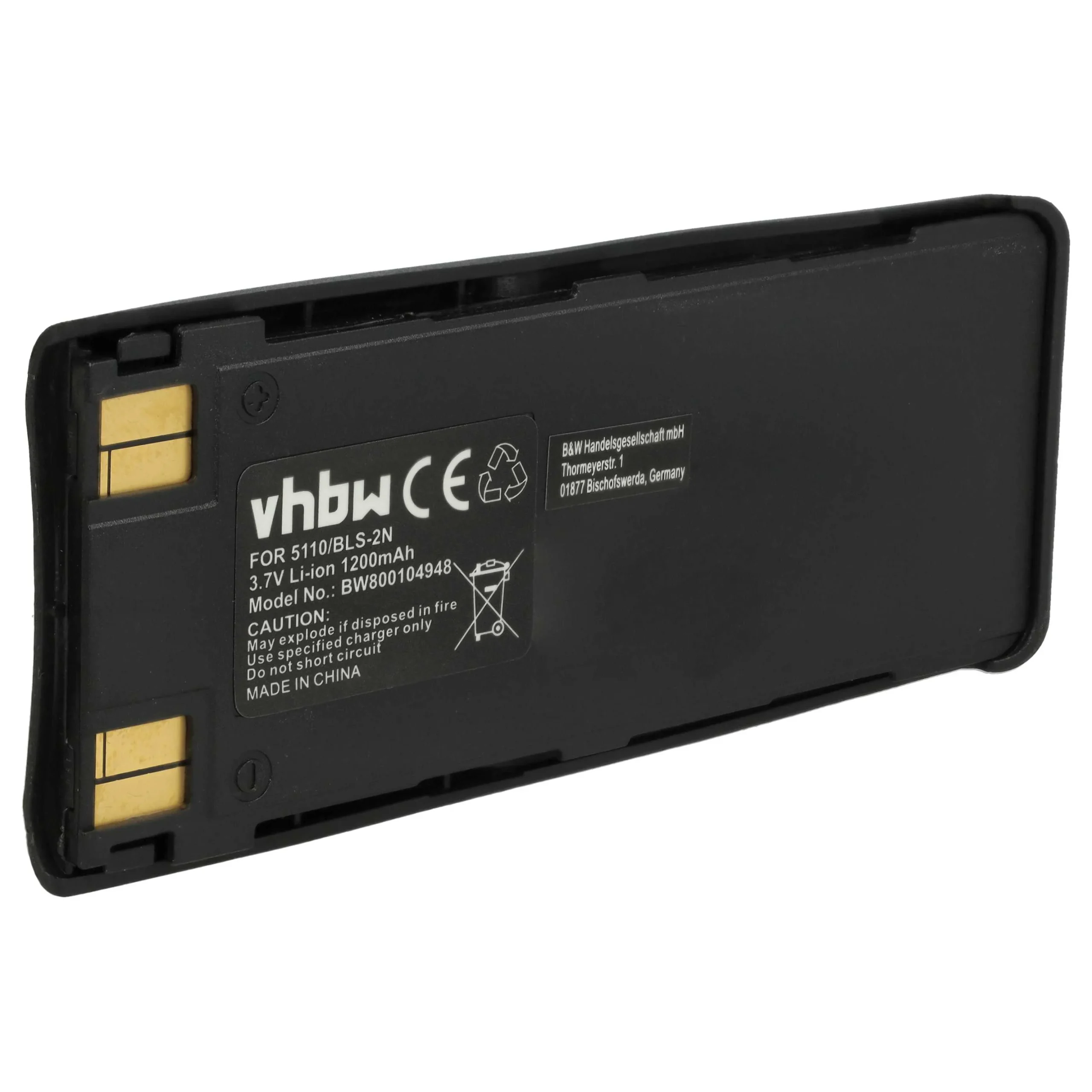 Batterie remplace Nokia BLS-4, BMS-2S, BLS-2, BLS-2N, BPS-2 téléphone portable Nokia - 1150mAh 3,7V Li-ion