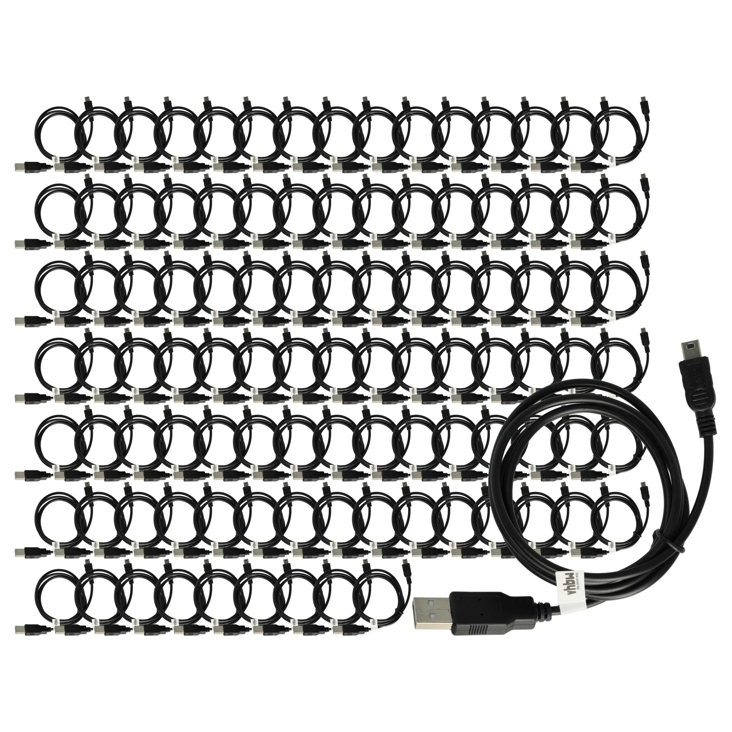 100x Câble de données USB 2-en-1 fonction charge pour GPS Sony-Ericsson, Toshiba, Aiptek, Garmin