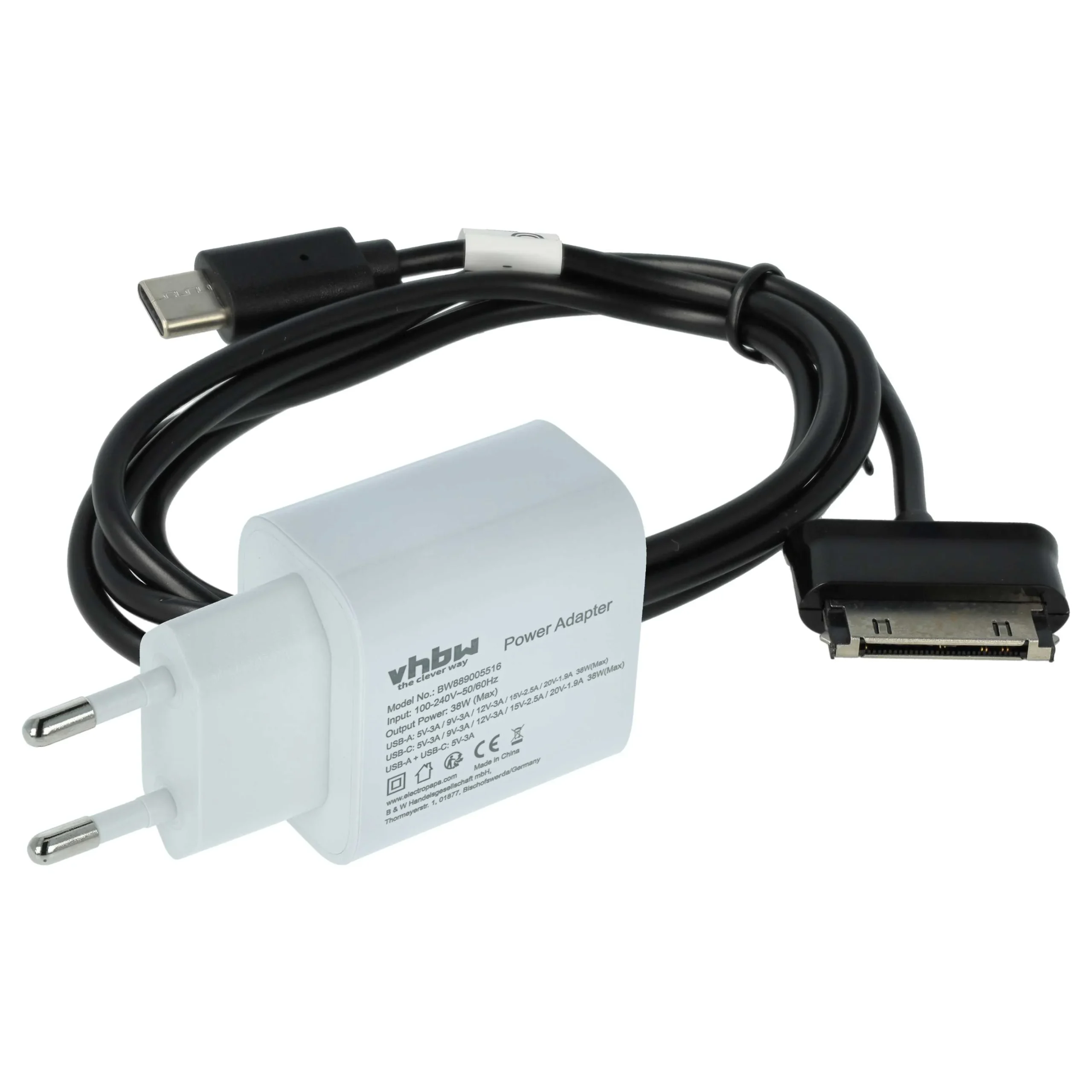 1x alimentation, 1x câble USB-C remplace Samsung ECC1DPOUBE, ECC1DPU pour Huawei - Kit de charge