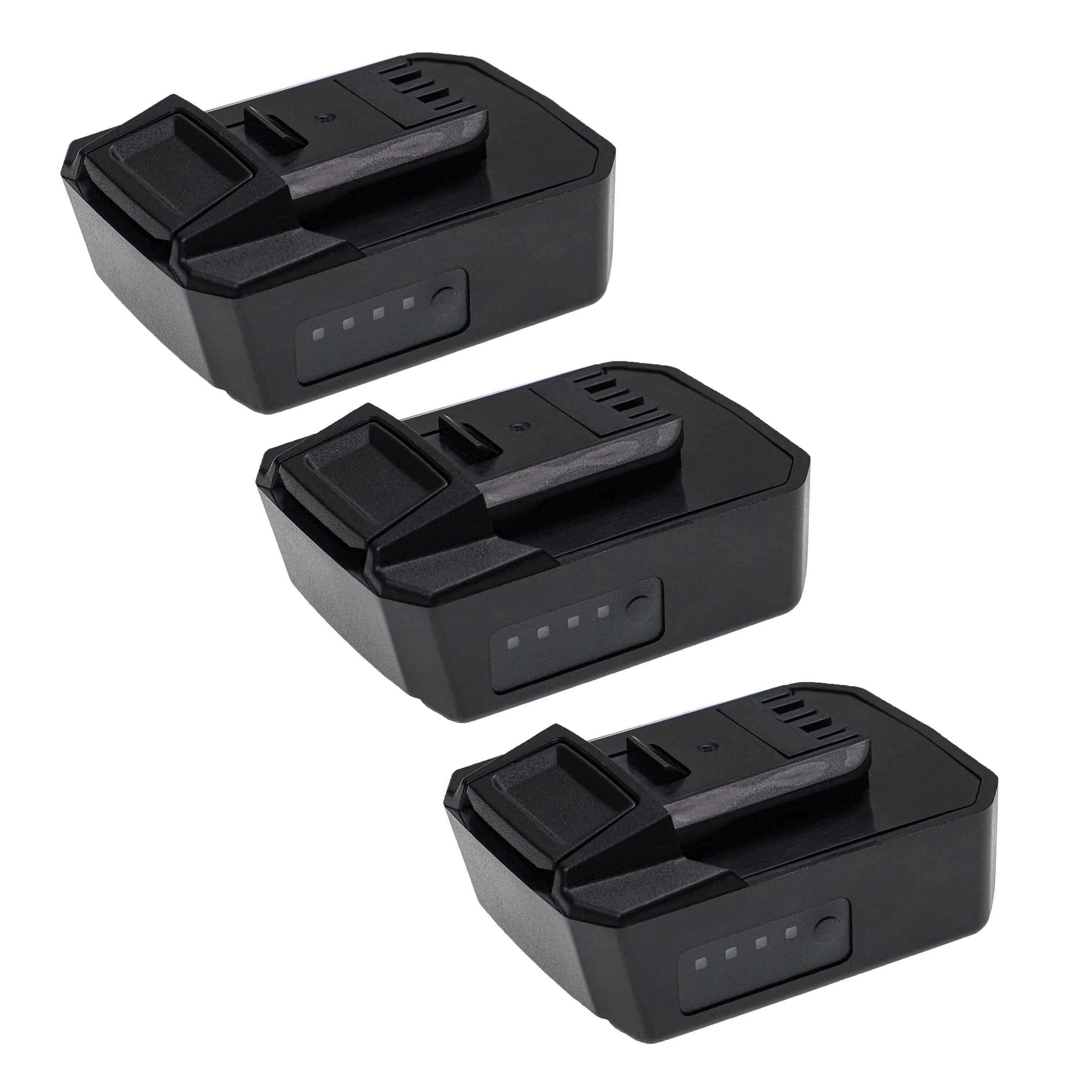 Batterie (3 pcs.) remplace Hilti B 12/4.0, B 12/2.6 outil électrique Hilti - 2,5Ah 10,8V Li-ion