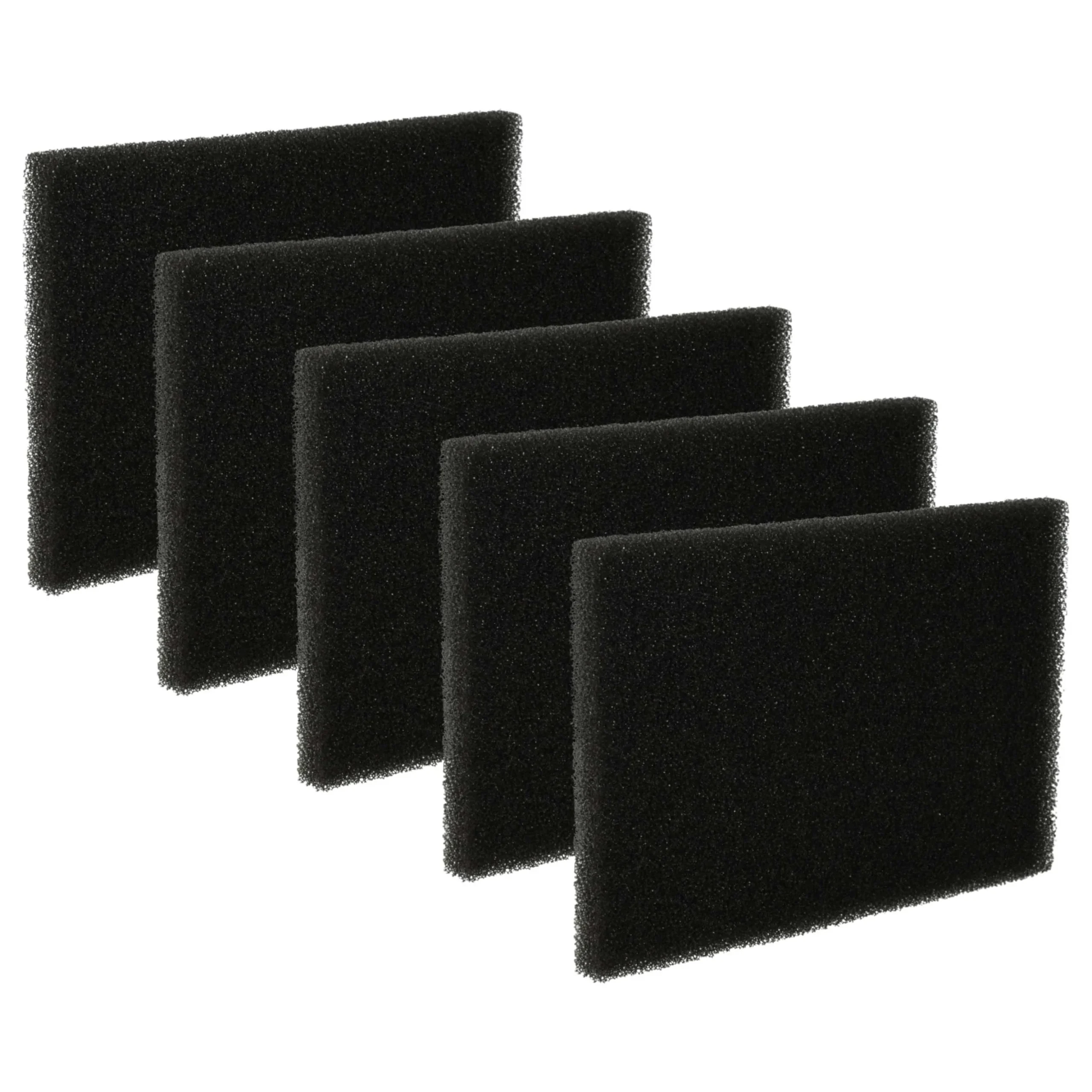 5x Filtre remplace 109616800/8, 421000466500/7, 1096168008 pour aspirateur - filtre mousse, 8 x 12 cm