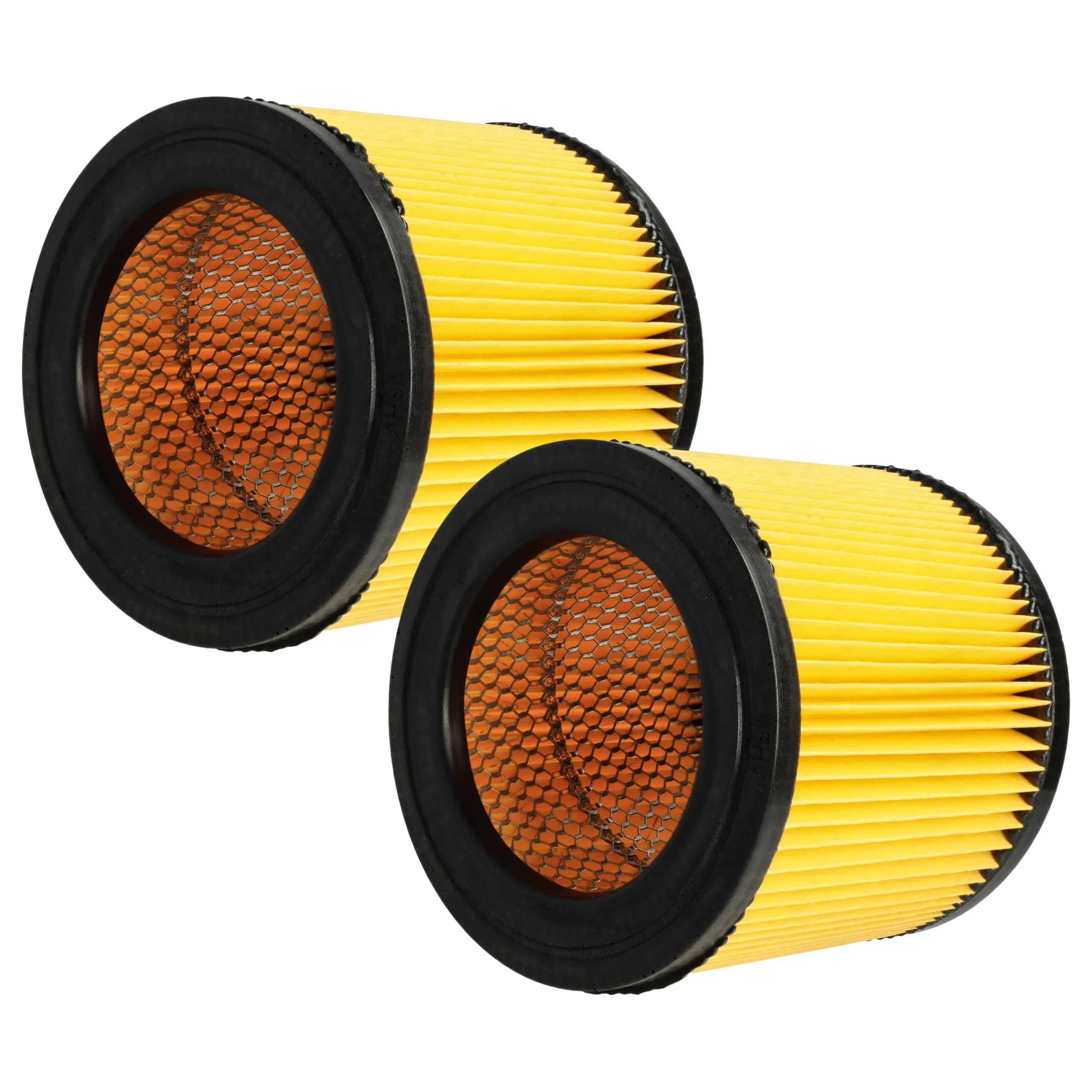 2x Filtre remplace Topcraft K704F, K707F, R 693 pour aspirateur Topcraft - Cartouche Filtre, orange
